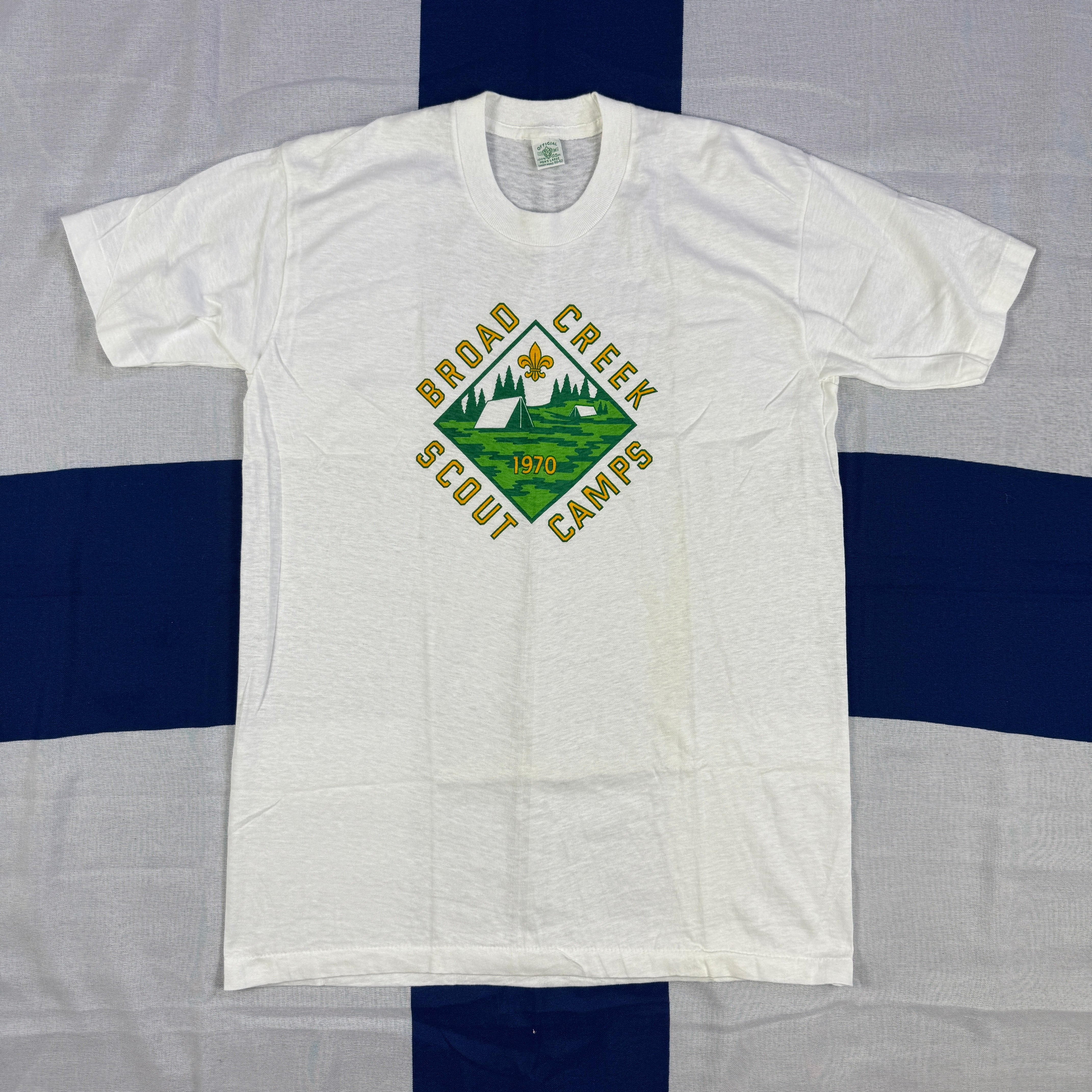 Broad Creek Scout Camps 1970 T-shirt - Deadstock