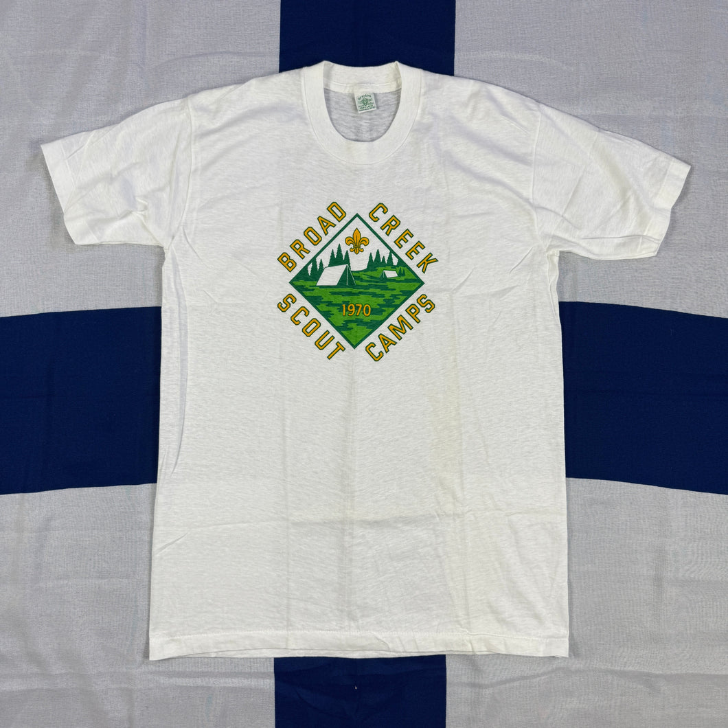Broad Creek Scout Camps 1970 T-shirt - Deadstock
