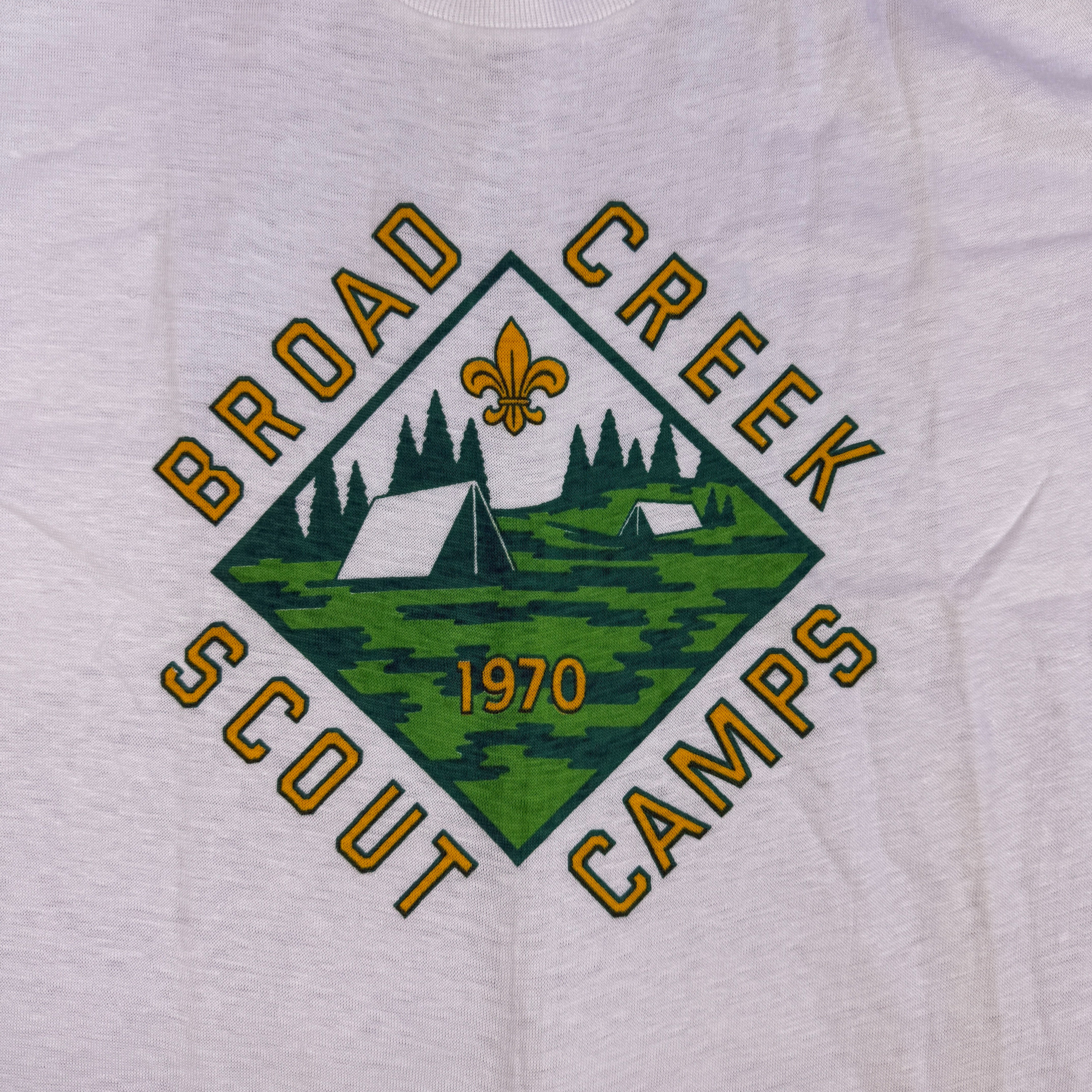 Broad Creek Scout Camps 1970 T-shirt - Deadstock