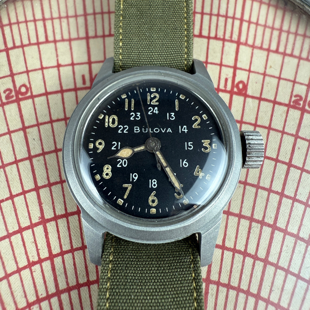US Army Bulova 1962 MIL-W-3818A Field Watch