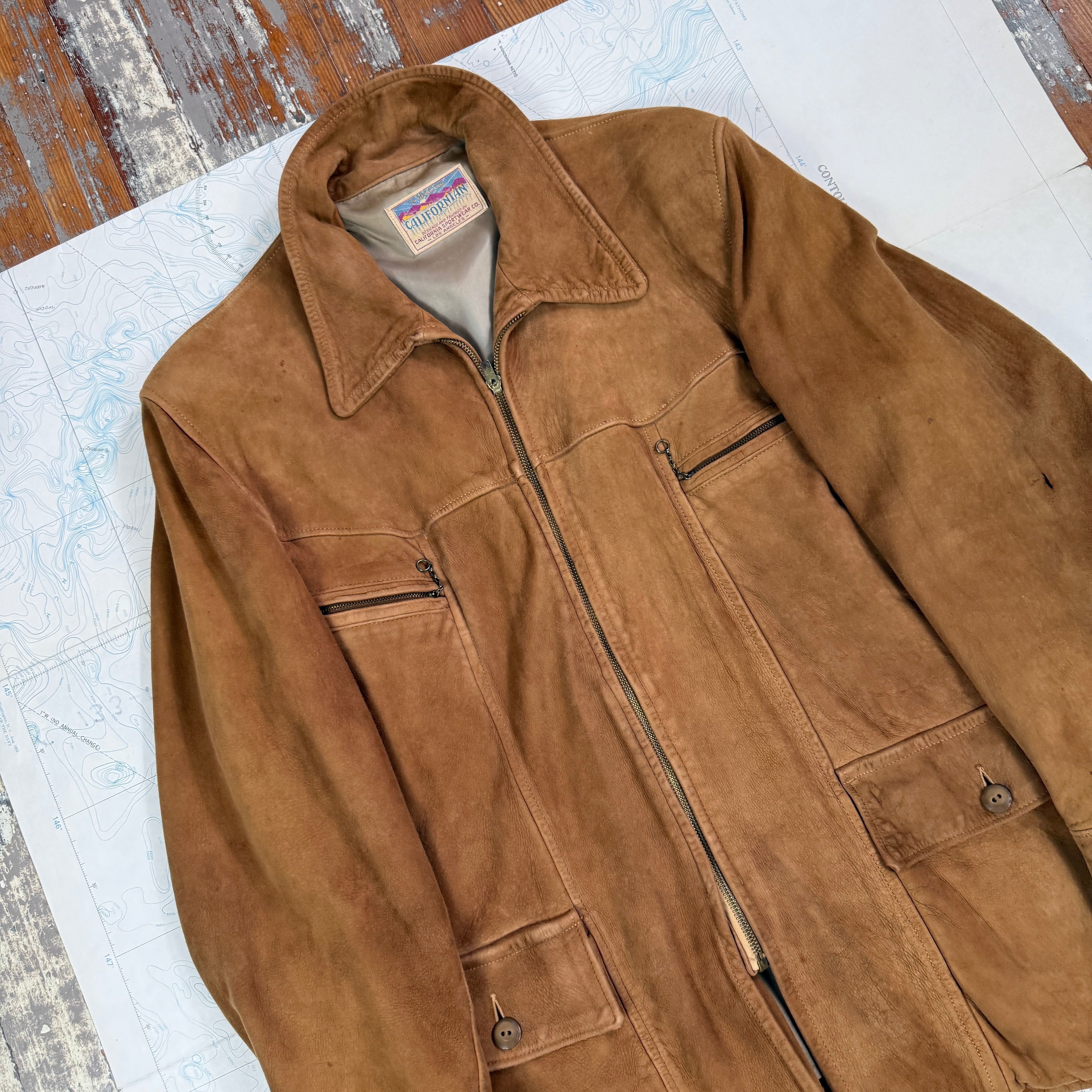 California Sportswear 1950s Nubuck Jacket