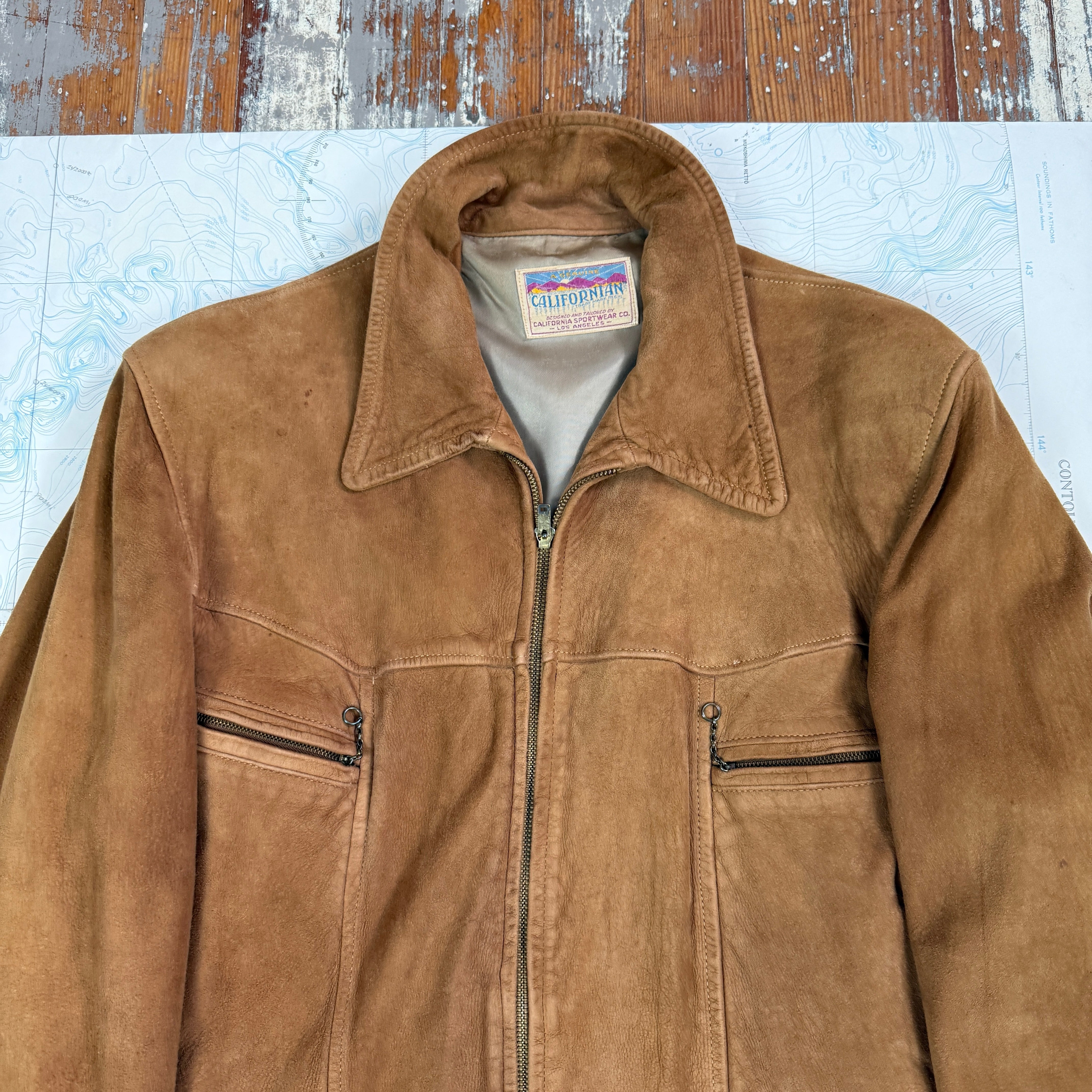 California Sportswear 1950s Nubuck Jacket
