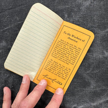 Load image into Gallery viewer, Carhartt 1945 Calendar &amp; Notebook - Unused
