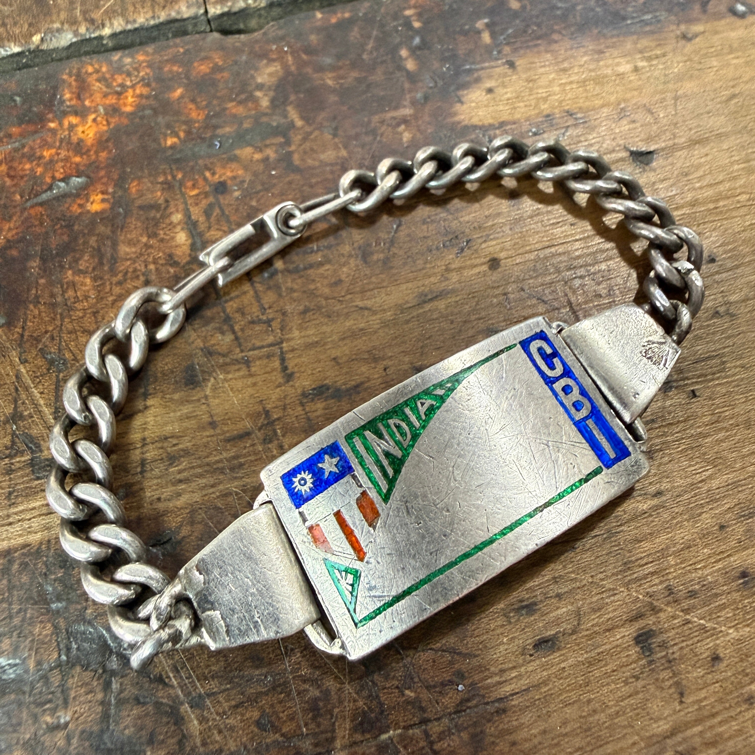 CBI WW2 Indian Enamelled Bracelet
