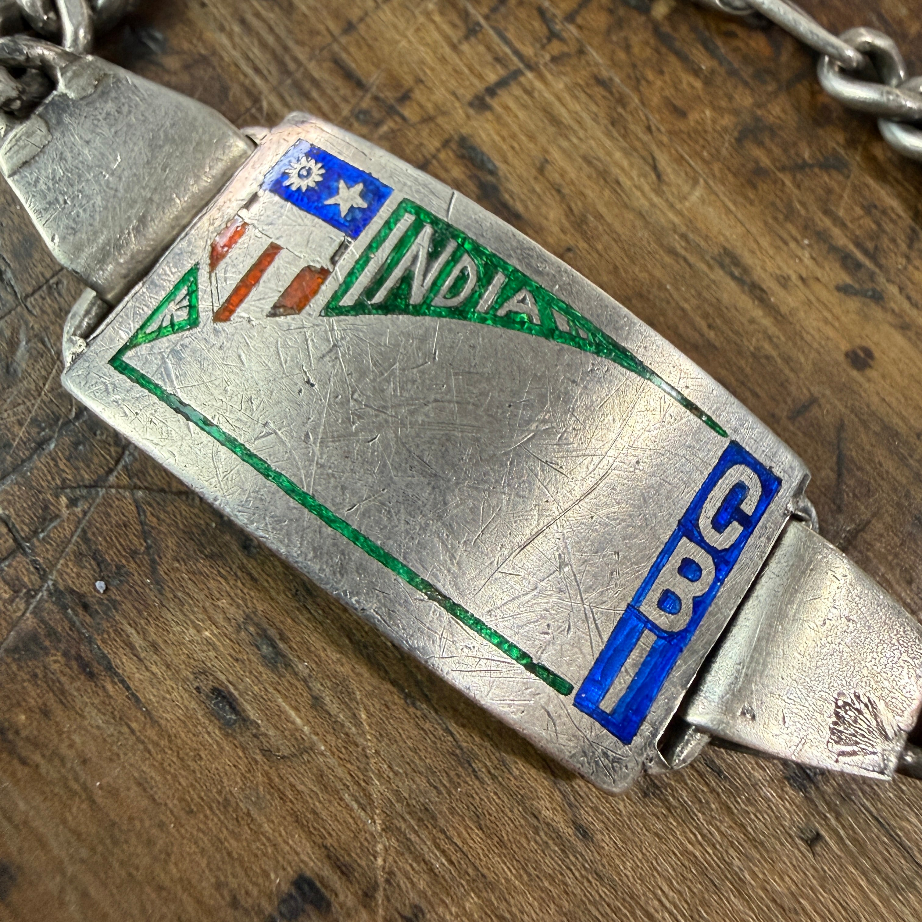 CBI WW2 Indian Enamelled Bracelet