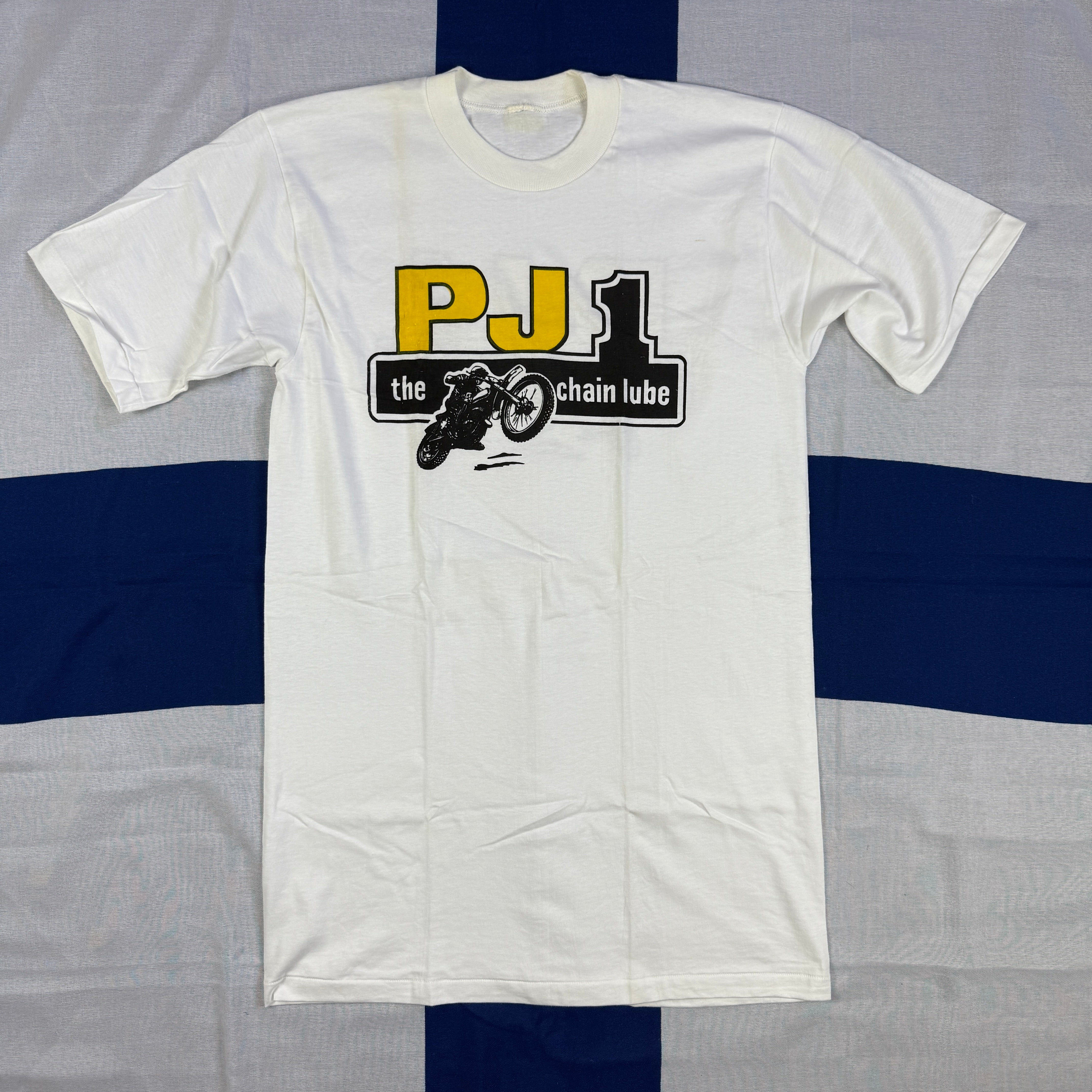 PJ1 Chain Lube 1970s T-shirt - Deadstock
