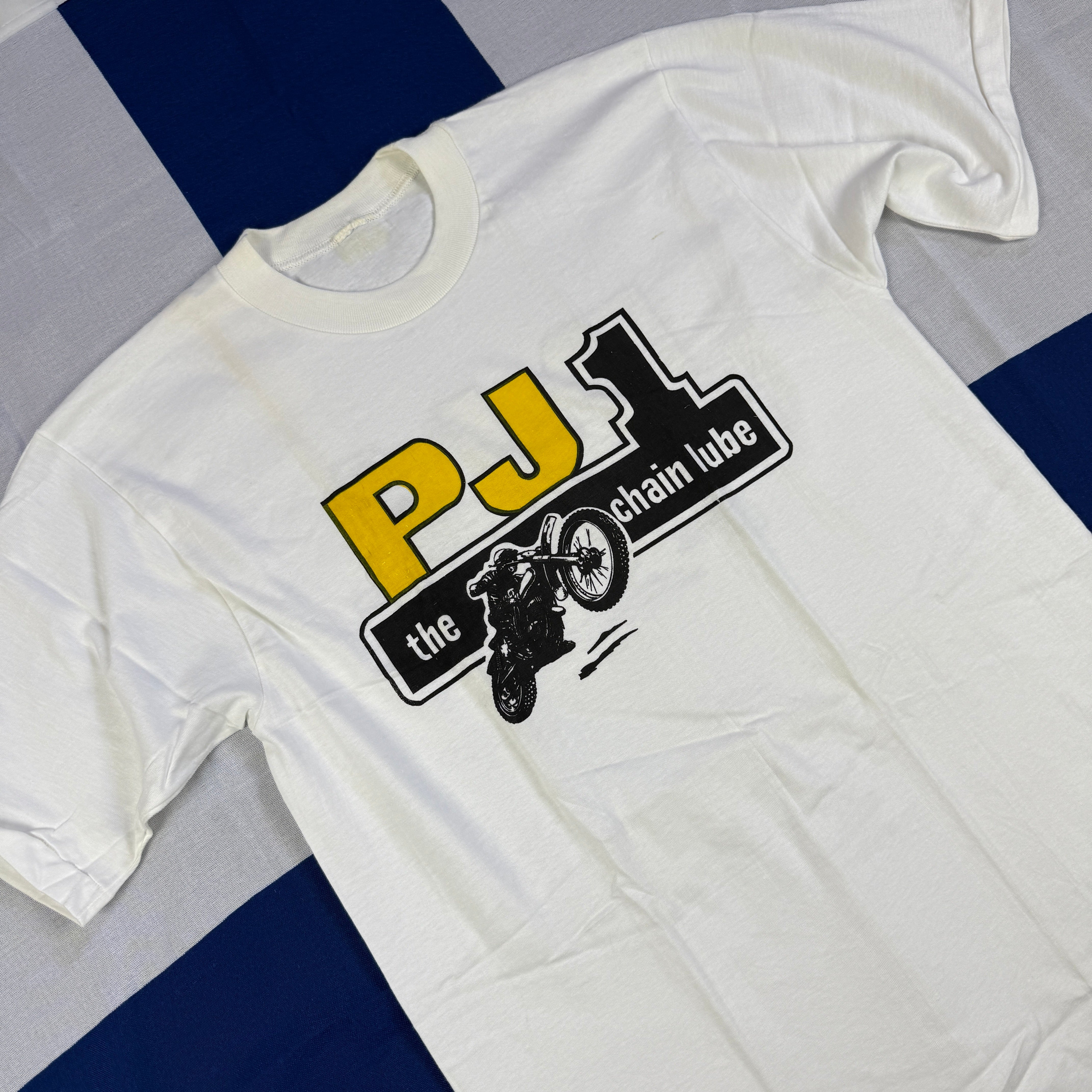 PJ1 Chain Lube 1970s T-shirt - Deadstock