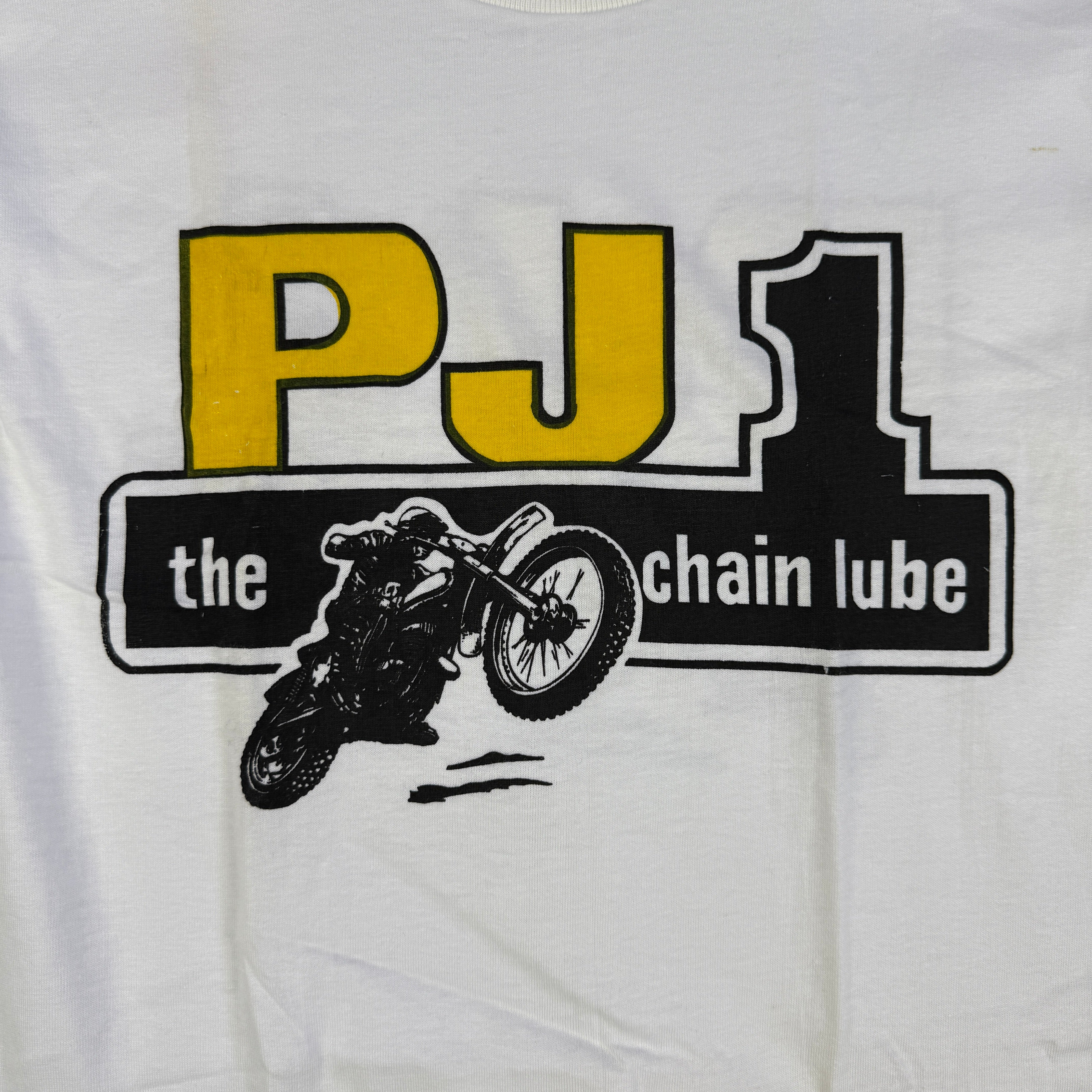 PJ1 Chain Lube 1970s T-shirt - Deadstock