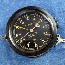 Load image into Gallery viewer, US Navy 1943 Chelsea Ship&#39;s Clock
