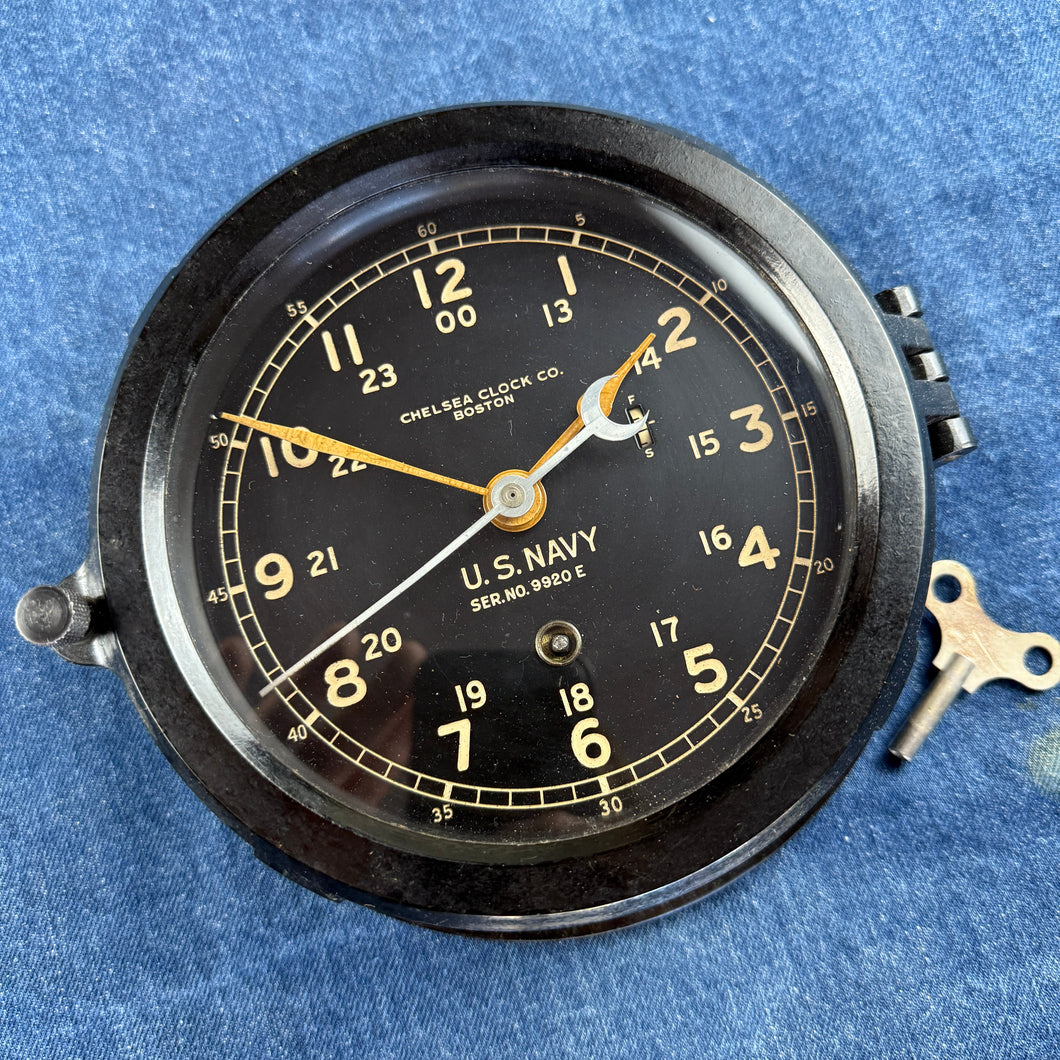US Navy 1943 Chelsea Ship's Clock