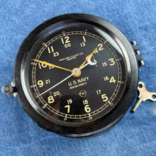 Load image into Gallery viewer, US Navy 1943 Chelsea Ship&#39;s Clock
