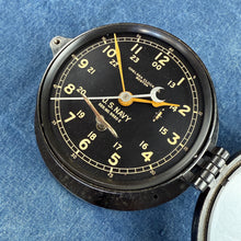 Load image into Gallery viewer, US Navy 1943 Chelsea Ship&#39;s Clock
