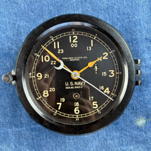 Load image into Gallery viewer, US Navy 1943 Chelsea Ship&#39;s Clock
