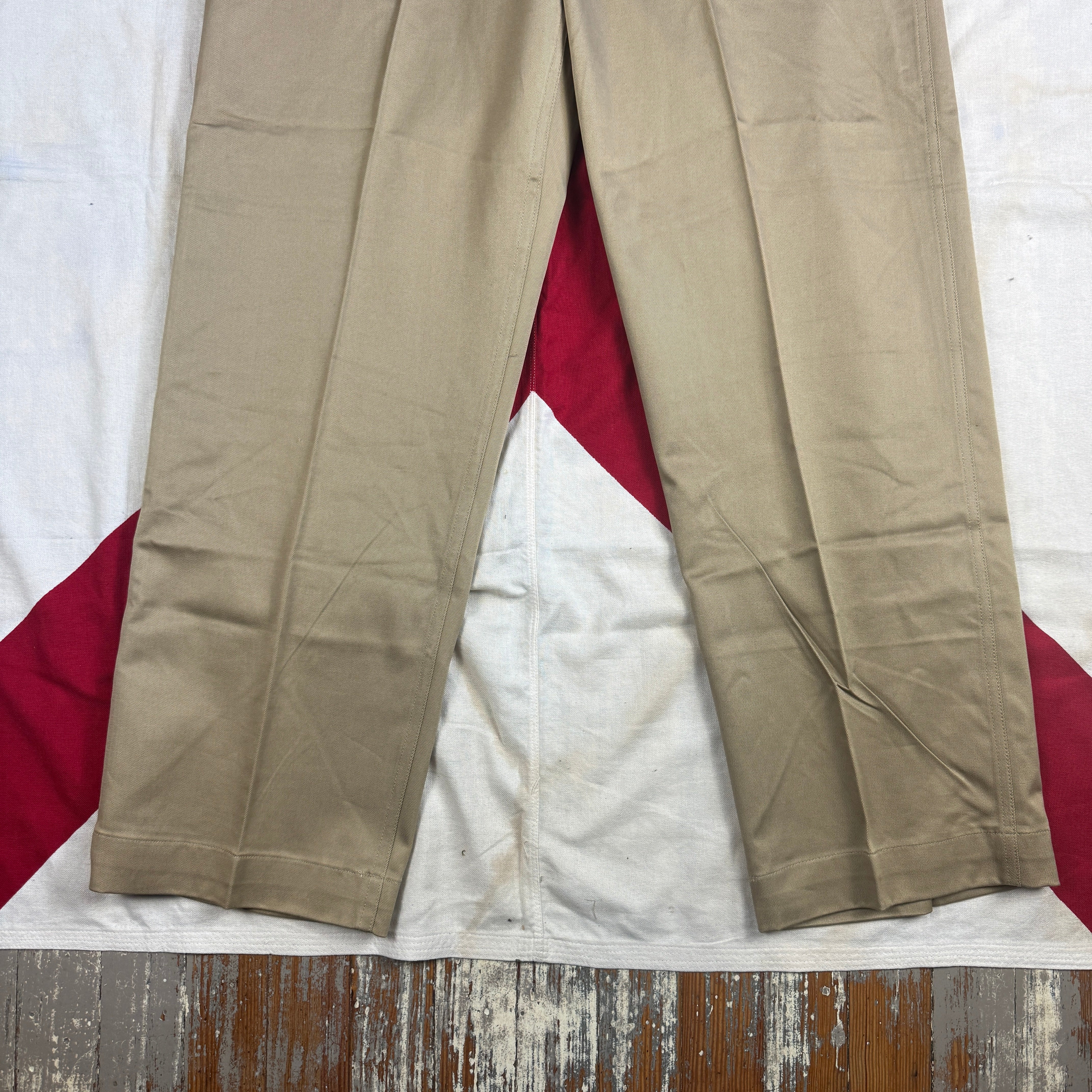 US Army WW2 1943 Pattern Chino Trousers - Size 34 - Deadstock