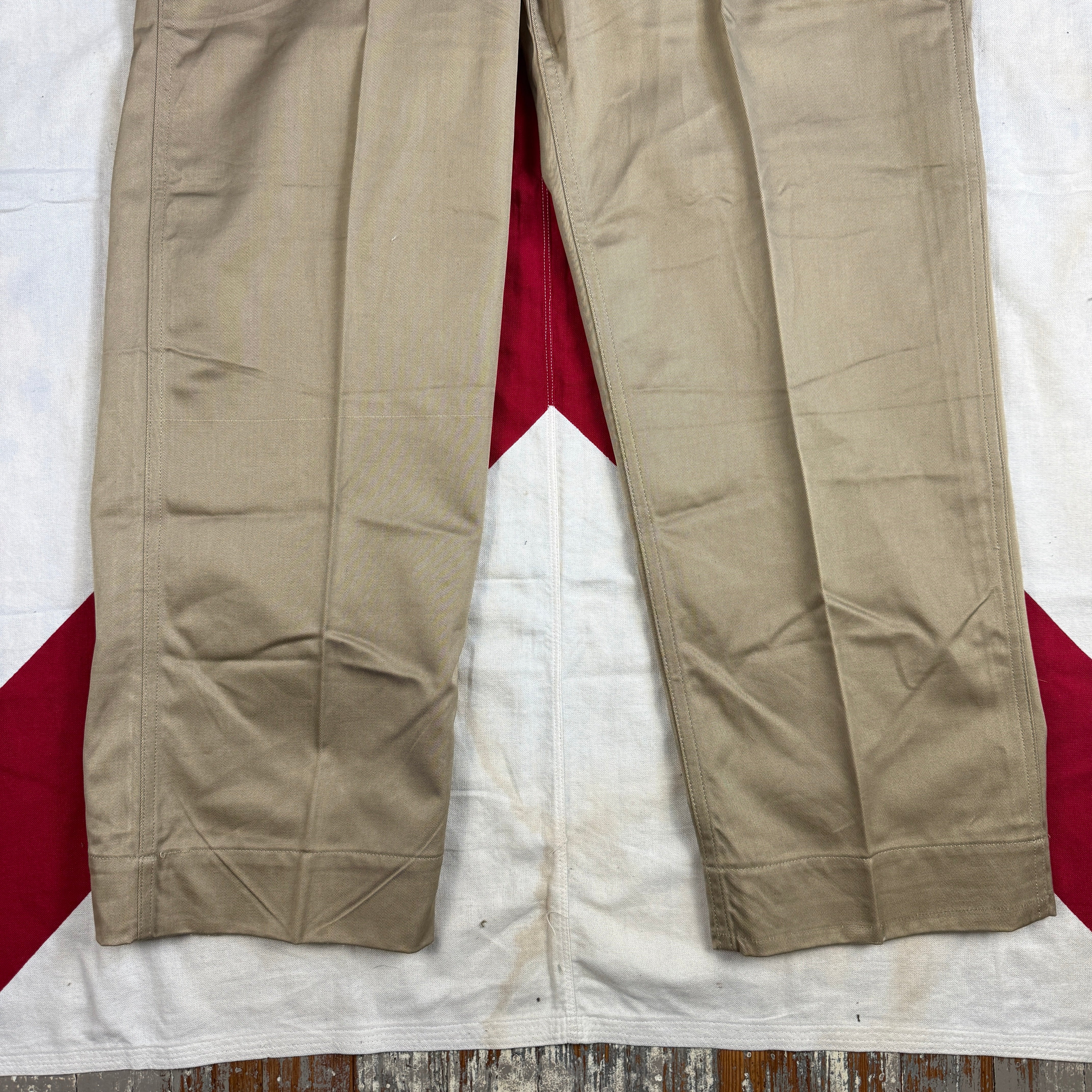 US Army WW2 1943 Pattern Chino Trousers - Size 34 - Deadstock