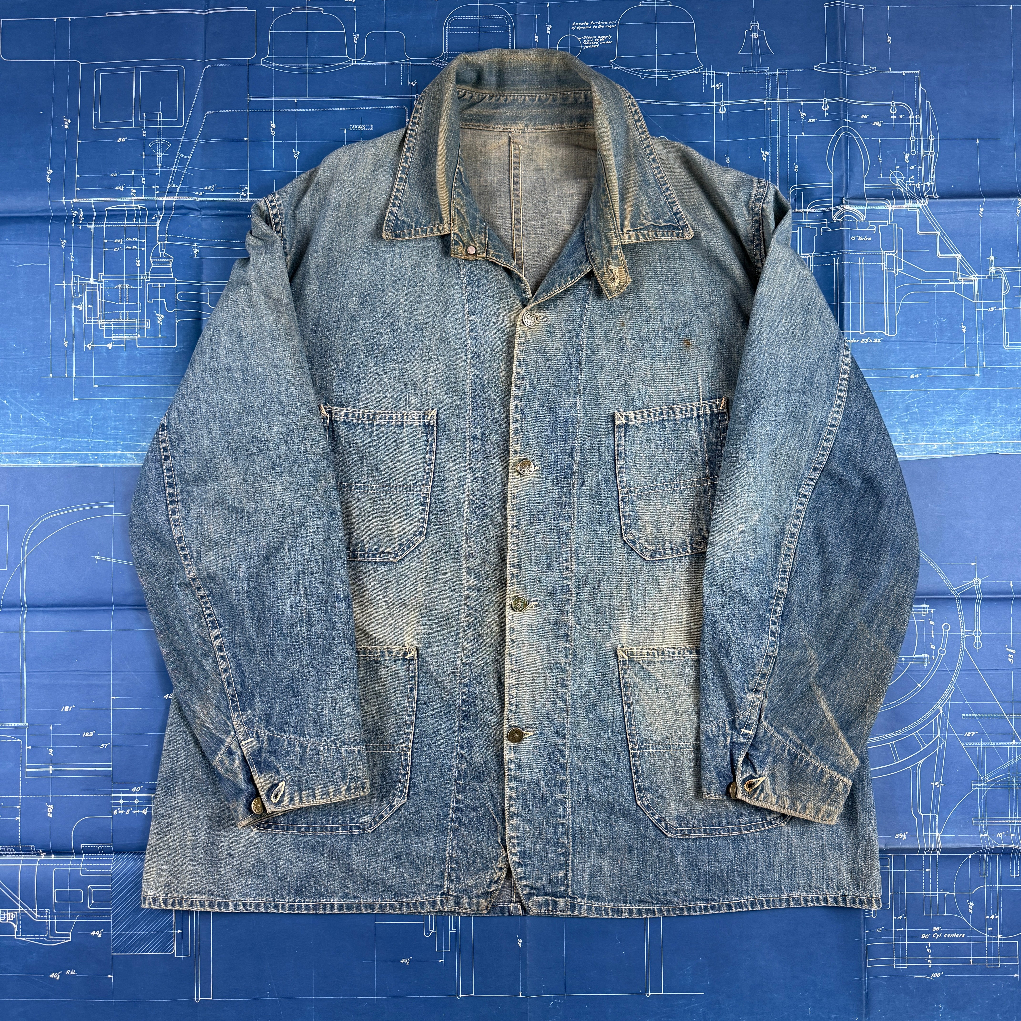 Chin Strap 1930s Chore Jacket