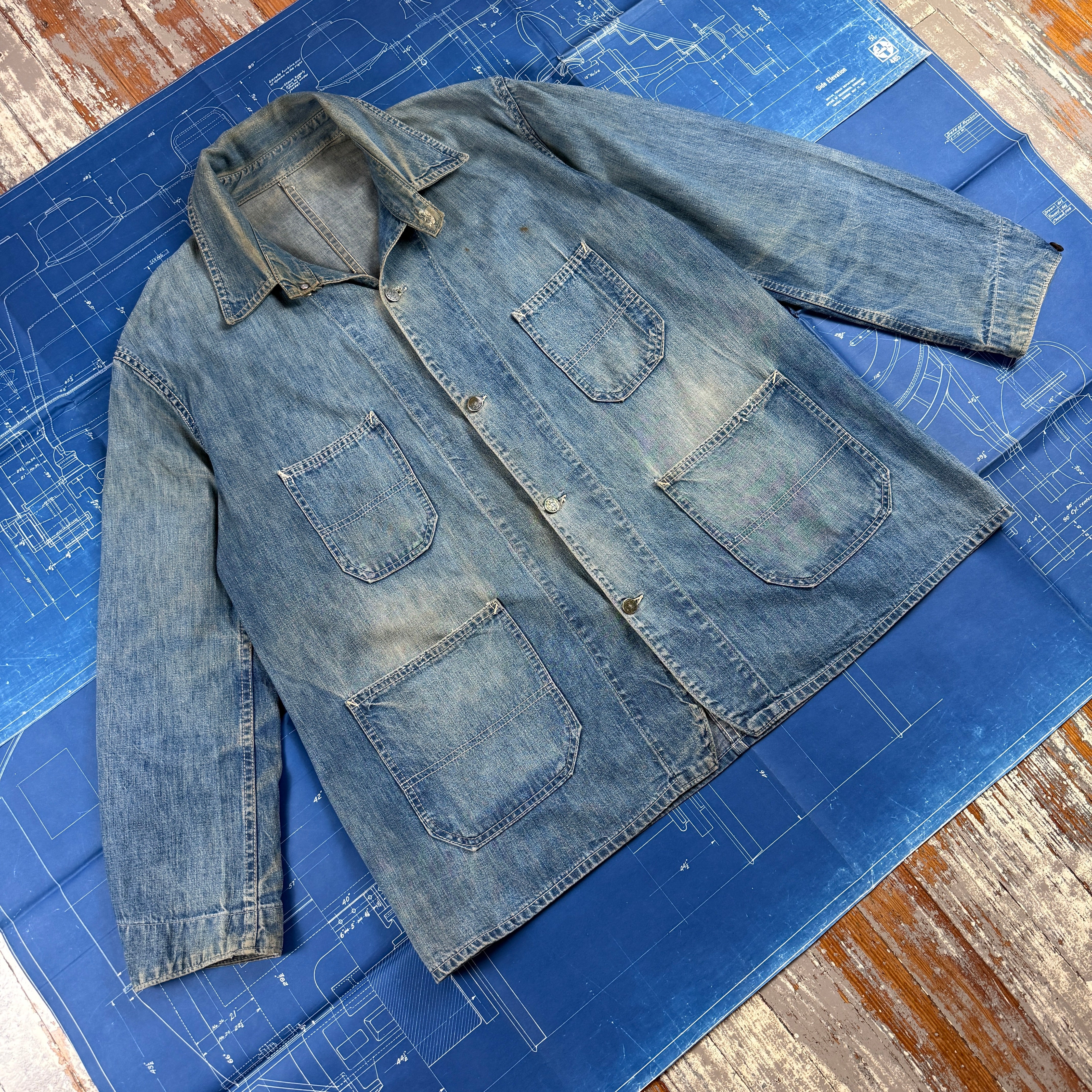 Chin Strap 1930s Chore Jacket