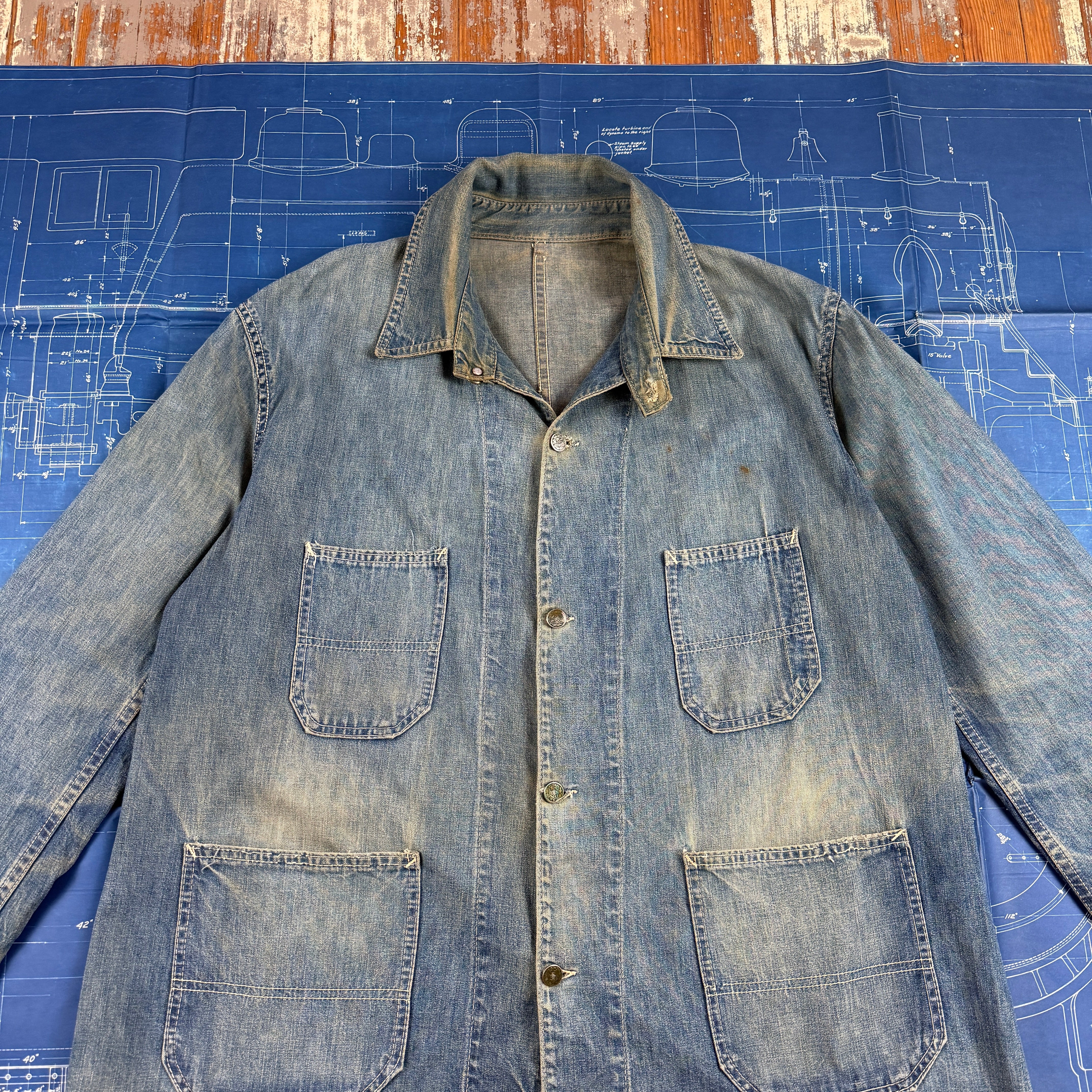 Chin Strap 1930s Chore Jacket