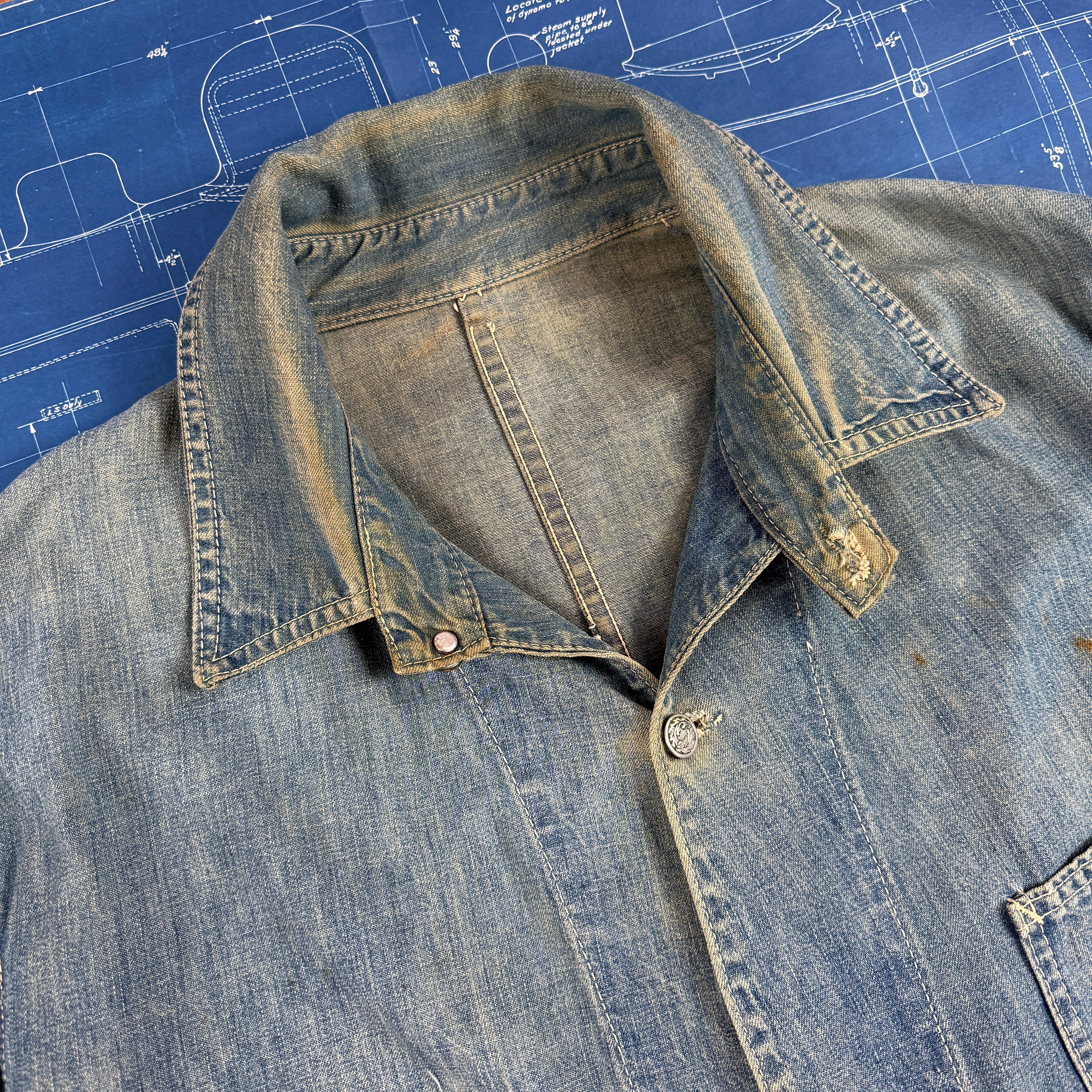 Chin Strap 1930s Chore Jacket