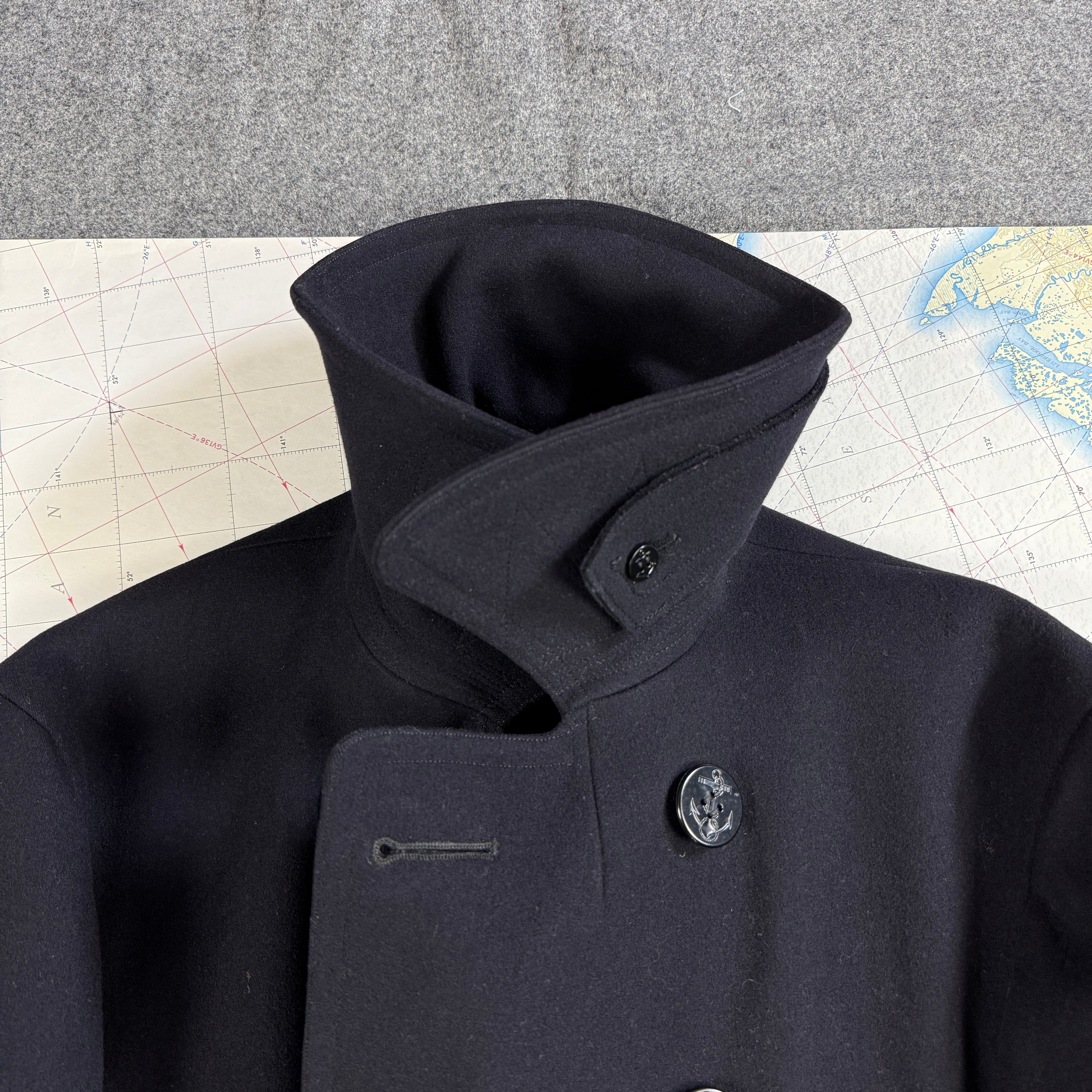 US Coast Guard WW2 Peacoat - Good Condition - Size 46
