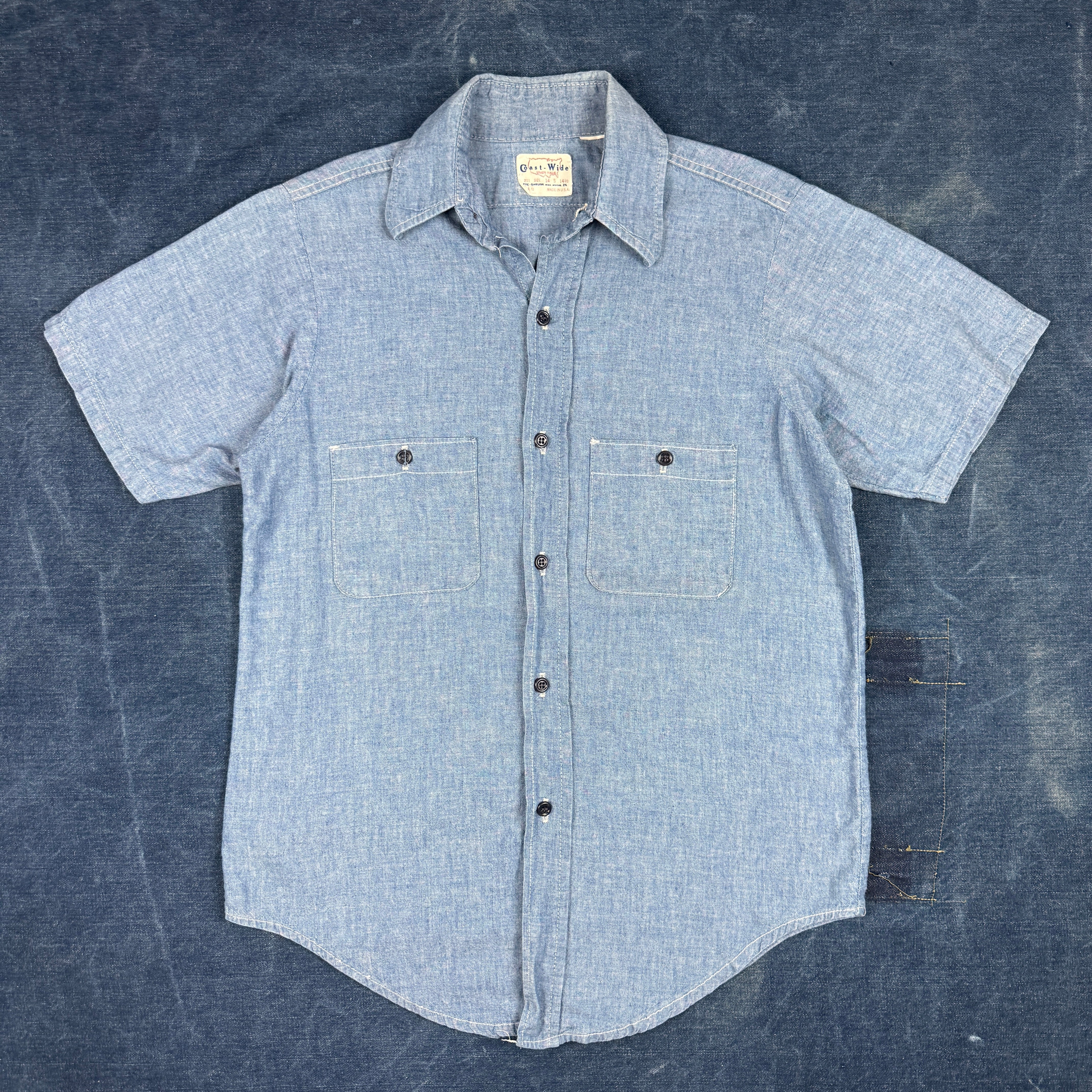 Coast Wide 60s Chambray Shirt