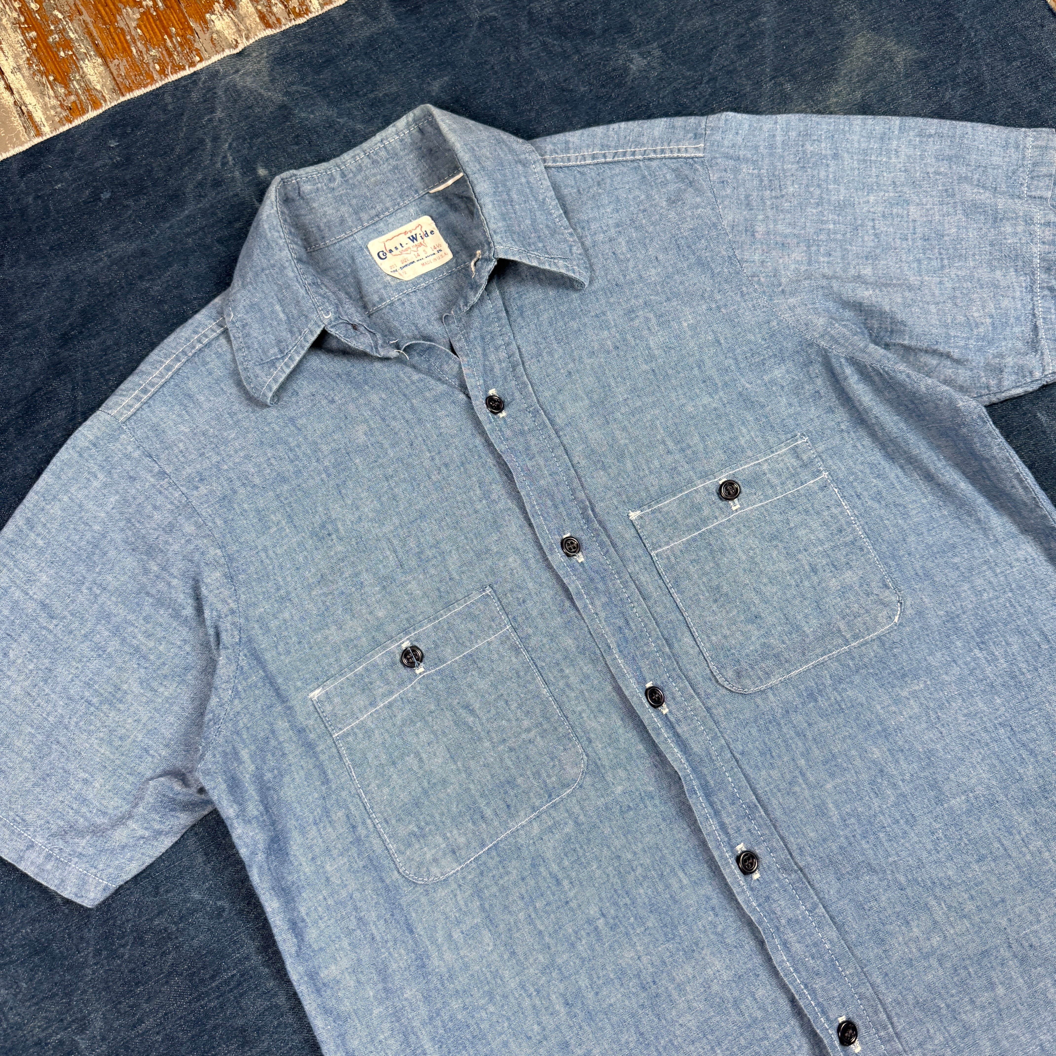 Coast Wide 60s Chambray Shirt