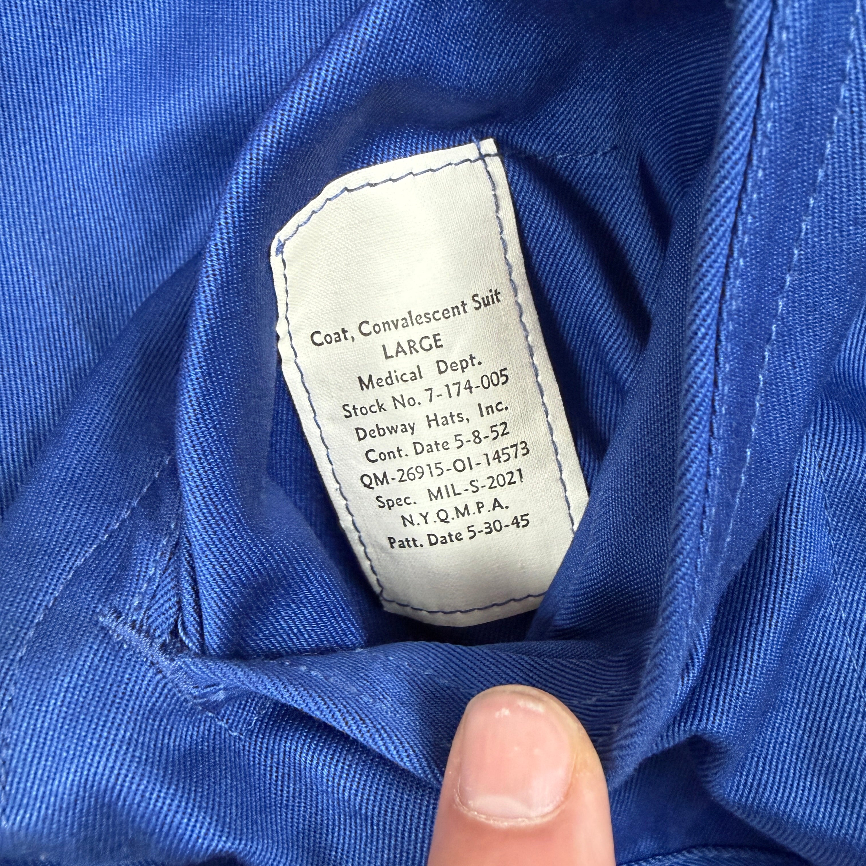 US Army 1945 Pattern Convalescent Jacket - Deadstock