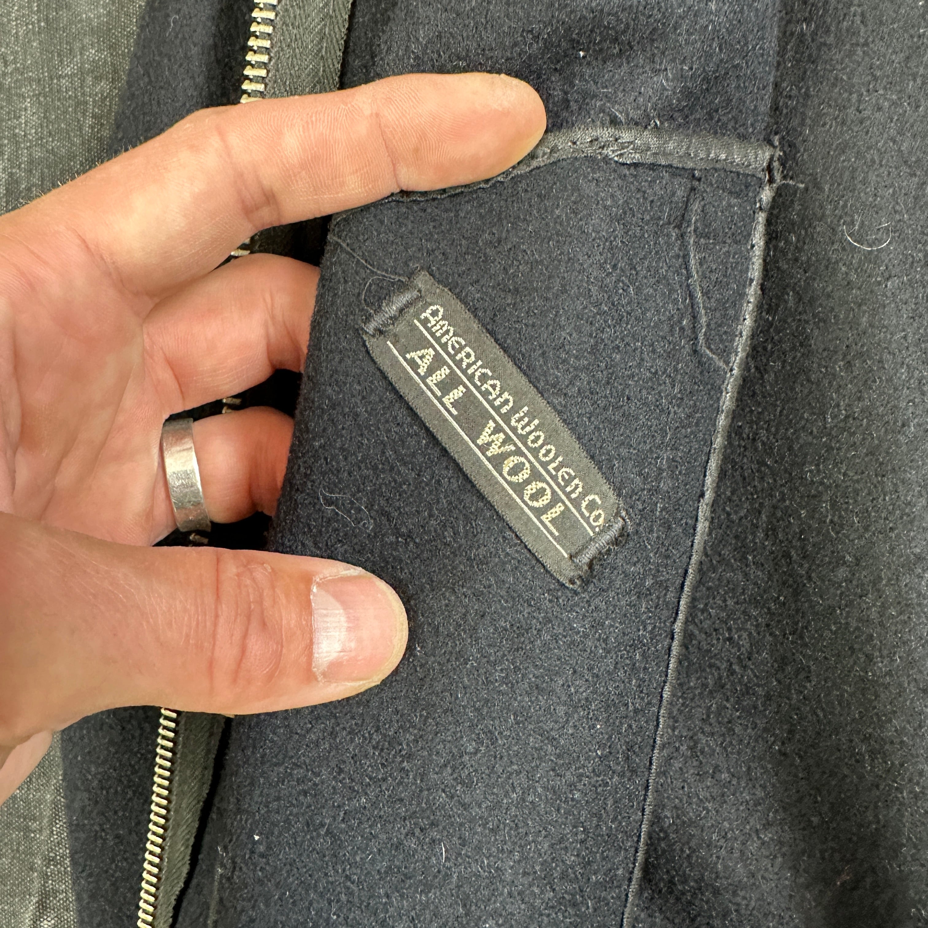Crawford Wind-Clipper 1930s Wool Blouson Work Jacket - Mint Condition