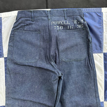 Load image into Gallery viewer, Deadstock US Navy WW2 Denim Dungaree Pants Size 30x34
