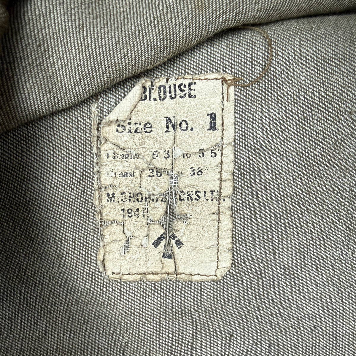 British Army Denim Windproof Smock - Excellent Condition