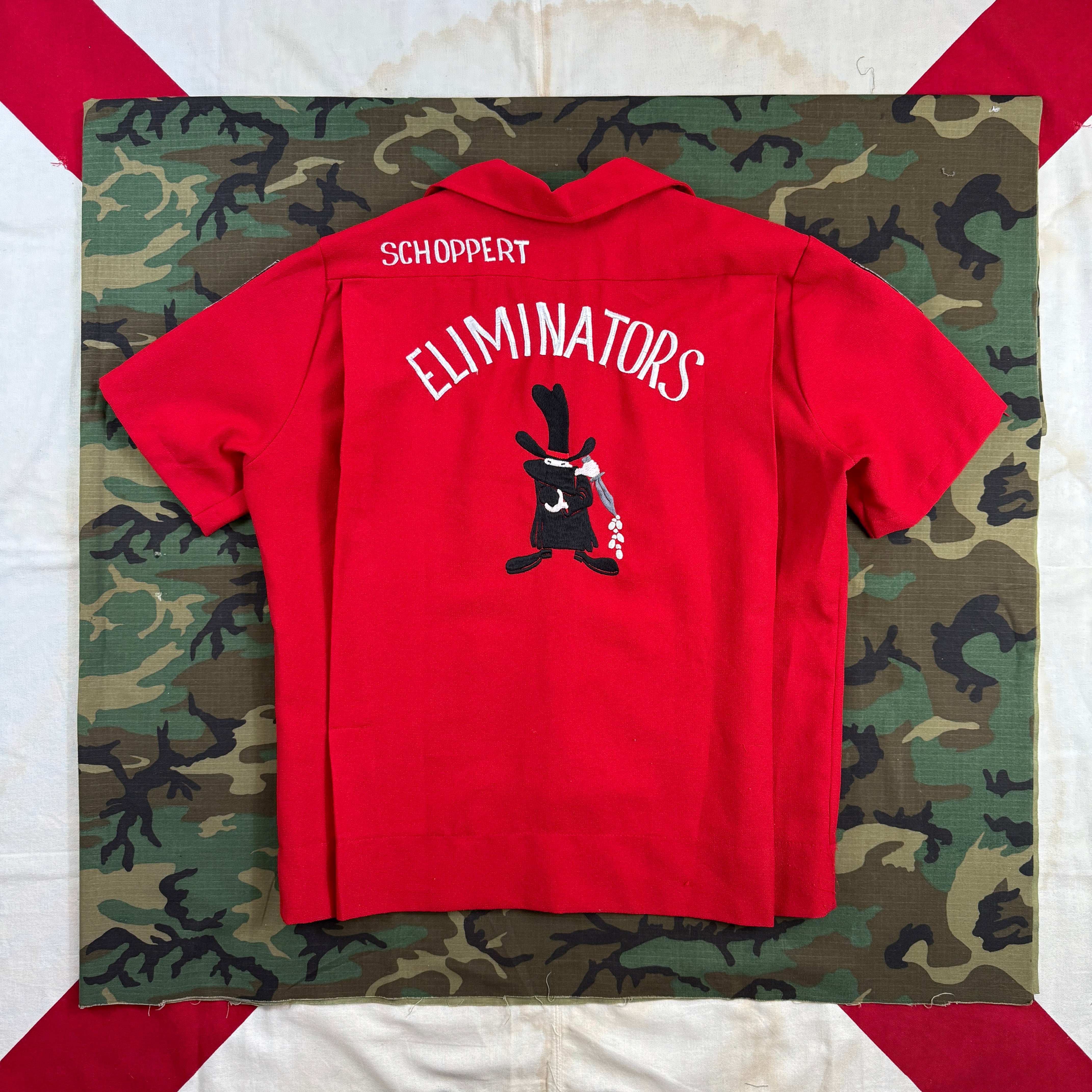USAF "Eliminators" Phantom 1970s Bowling Shirt