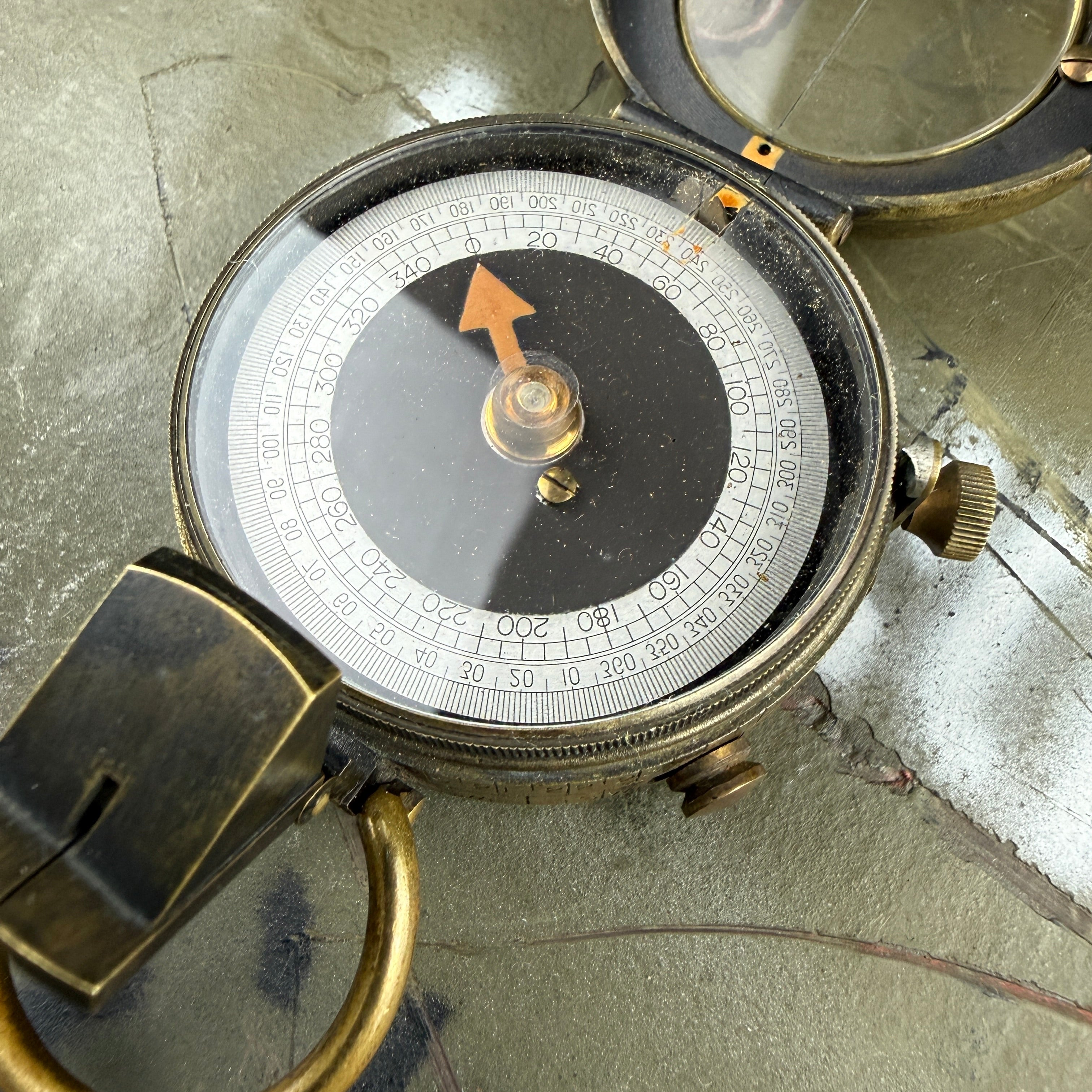 US Army 1918 Engineer Corps Verners Marching Compass
