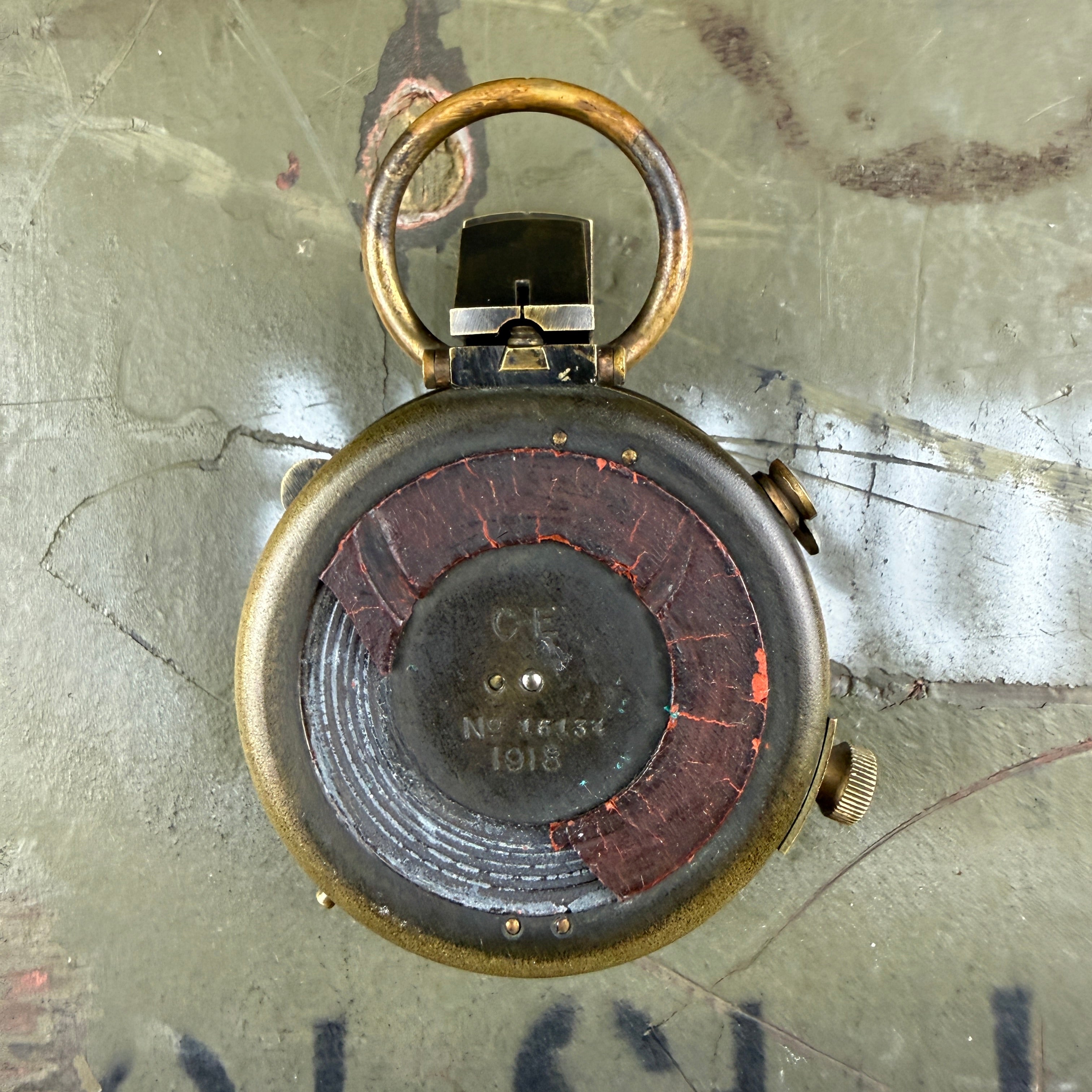 US Army 1918 Engineer Corps Verners Marching Compass