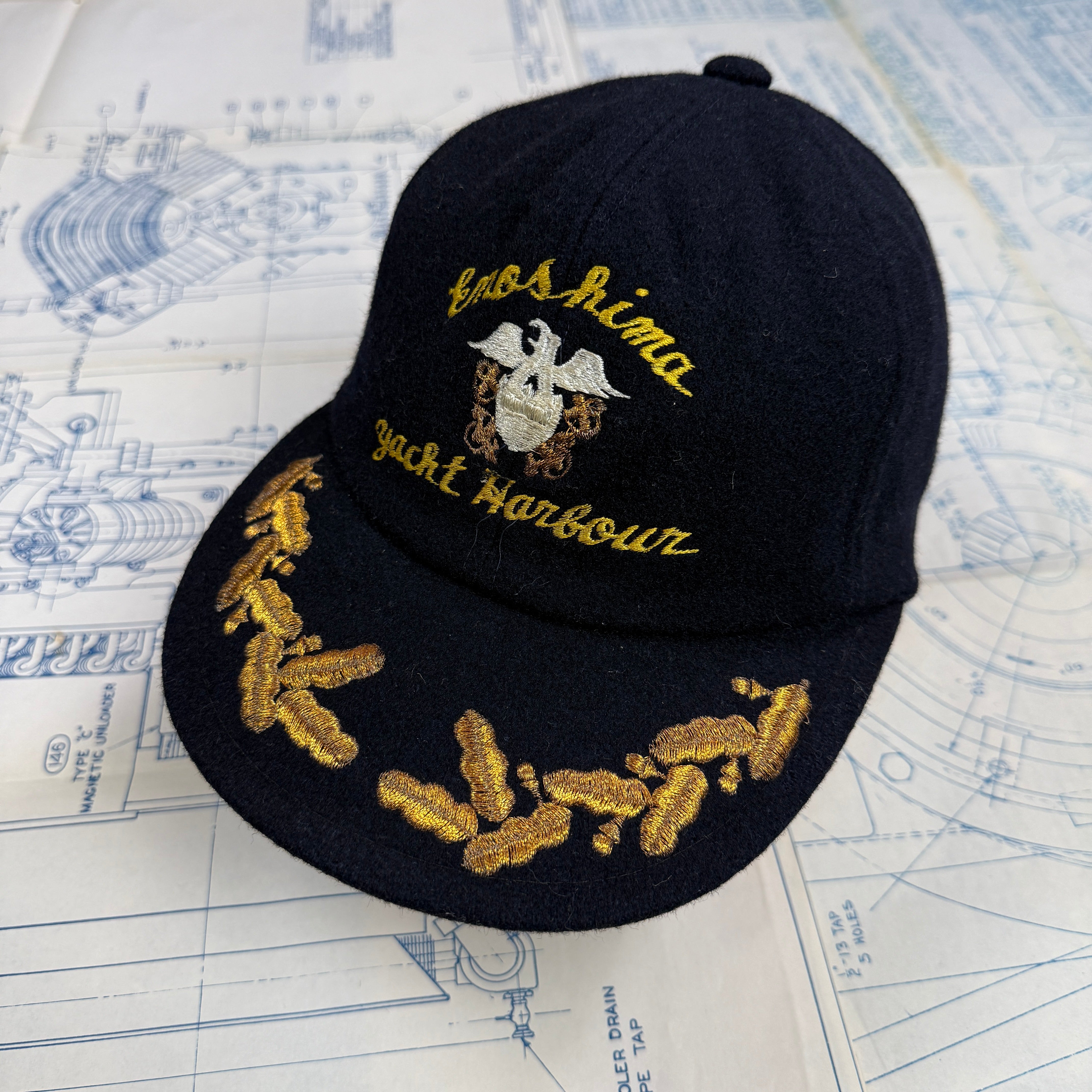 US Navy 1960s Enoshima Yacht Harbour Cap