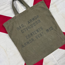 Load image into Gallery viewer, US Army WWII M12 Armor Vest Bag

