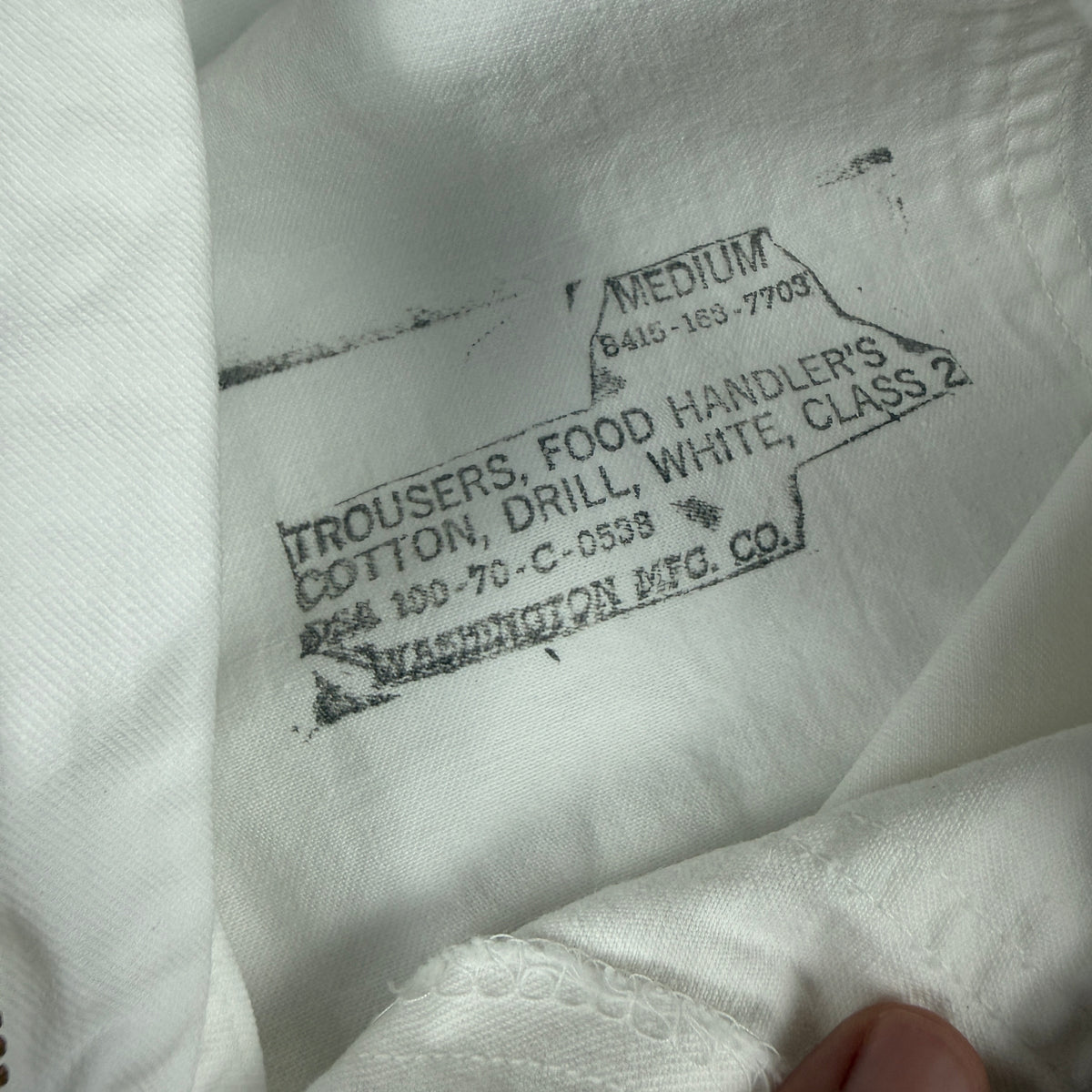 US Army 1970 Food Handler Trousers - Size 34