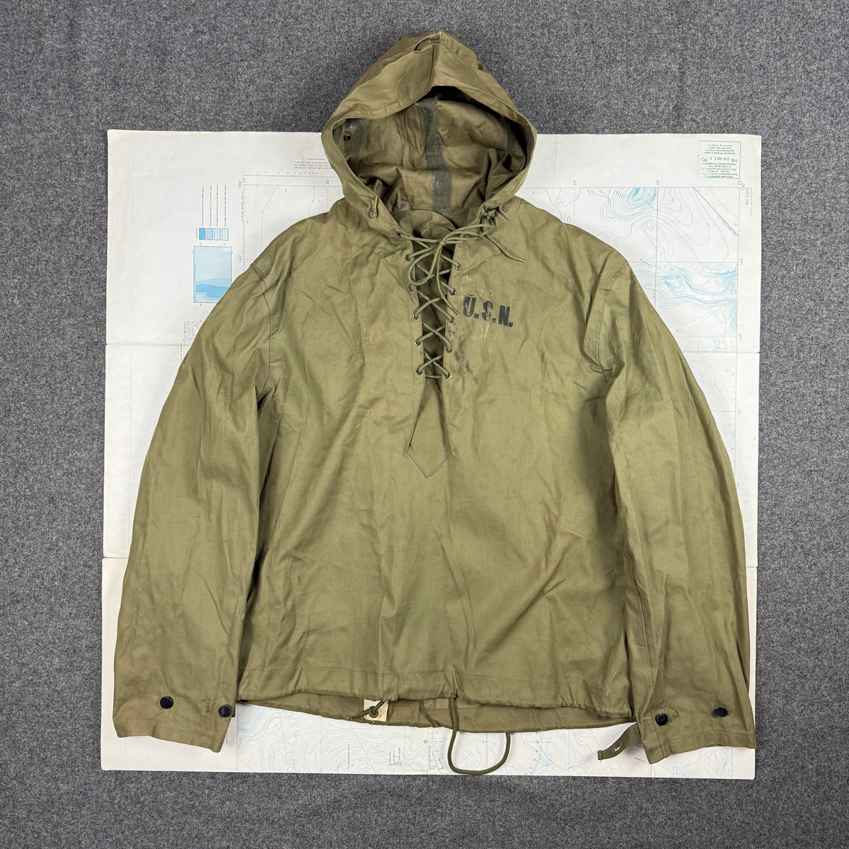 US Navy 1944 N-2 Rain Parka - Mint Condition
