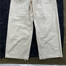 Load image into Gallery viewer, French Army 1953 Linen Overpants
