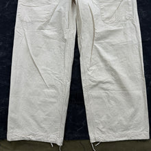 Load image into Gallery viewer, French Army 1953 Linen Overpants

