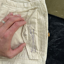 Load image into Gallery viewer, French Army 1953 Linen Overpants
