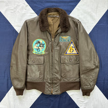 Load image into Gallery viewer, US Navy 1970s G1 Flight Jacket Patched - Mint Condition
