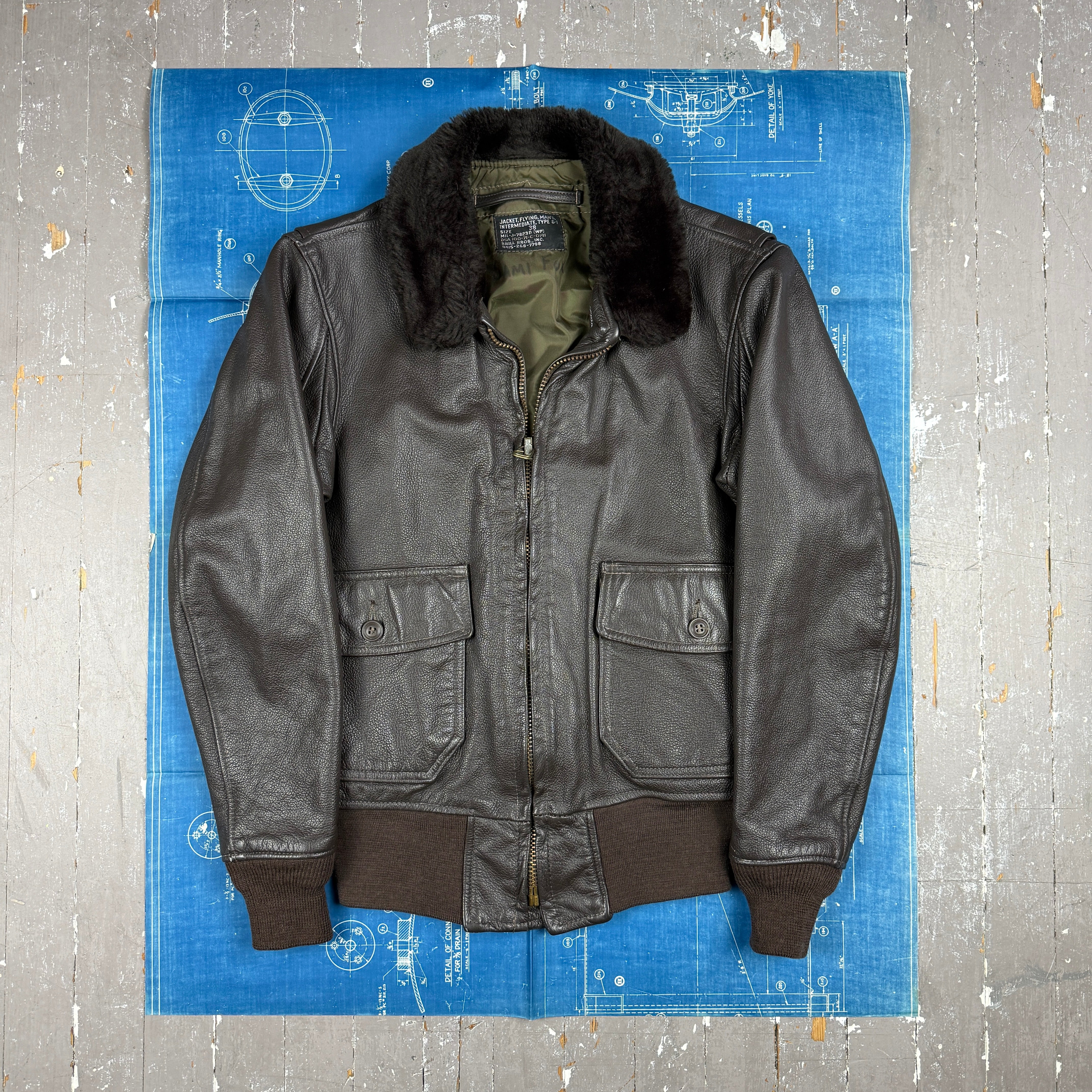 US Navy 1971 Brill Bros G1 Flight Jacket - Mint Condiiton/Deadstock