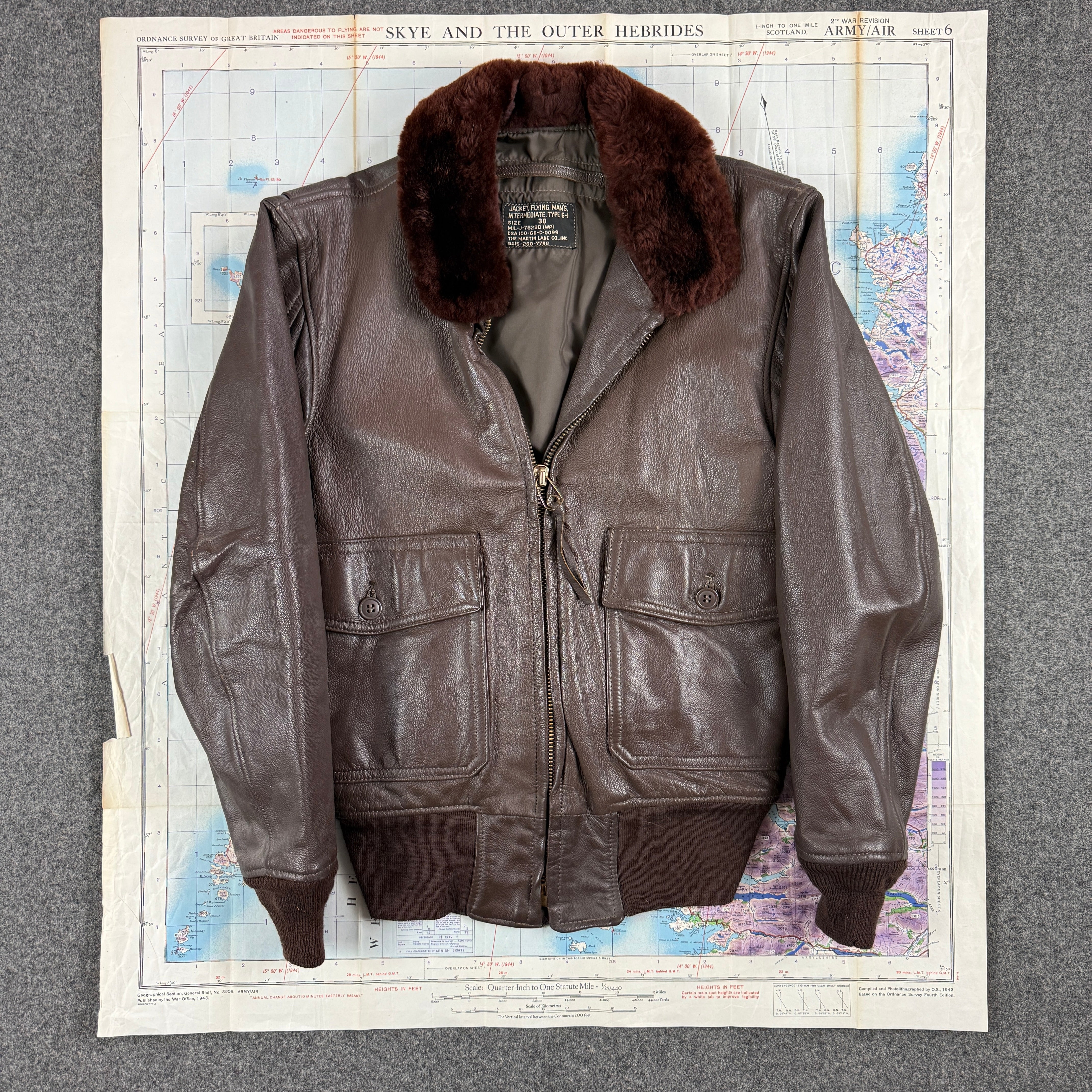 US Navy 1968 Martin Lane G1 Flight Jacket - Deadstock