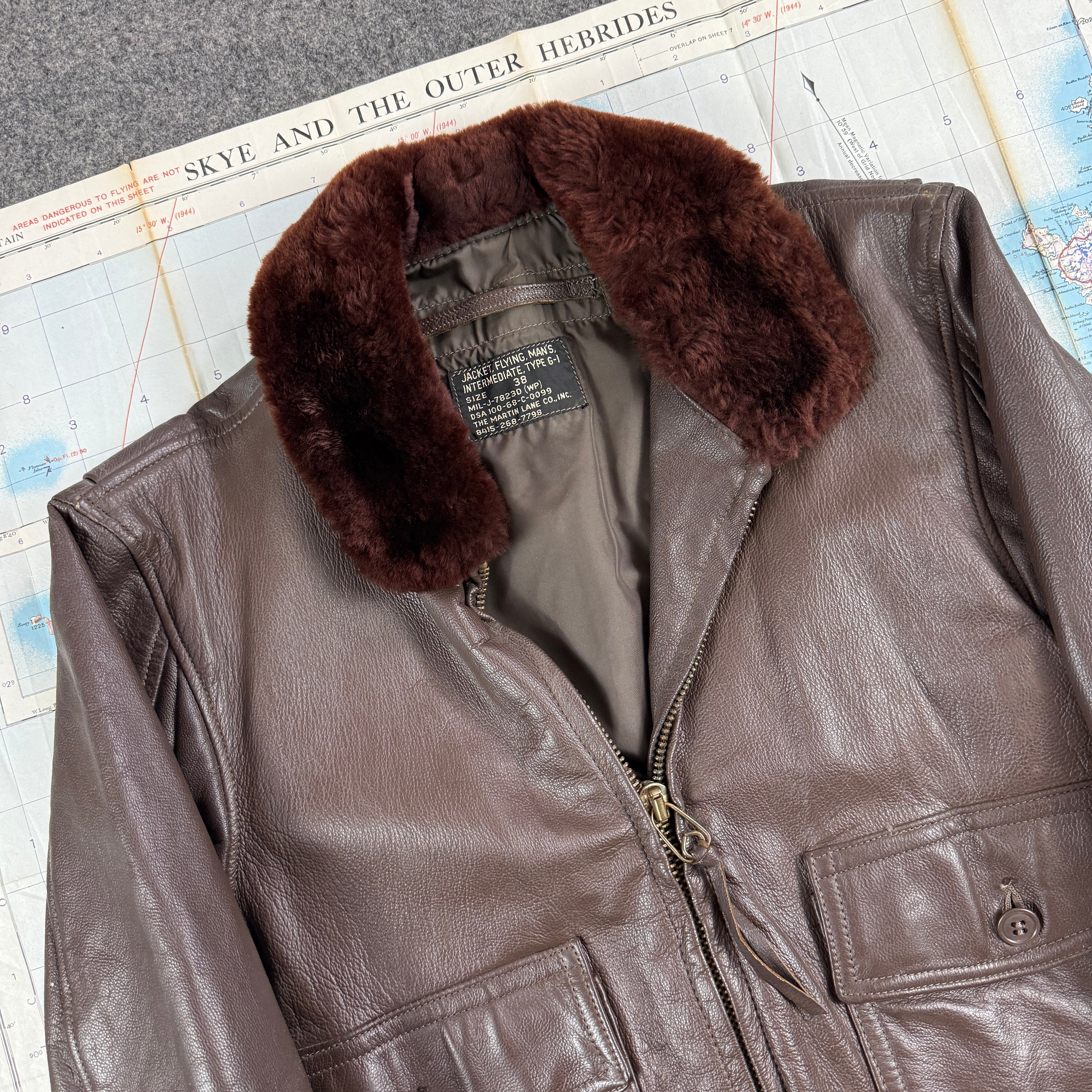 US Navy 1968 Martin Lane G1 Flight Jacket - Deadstock