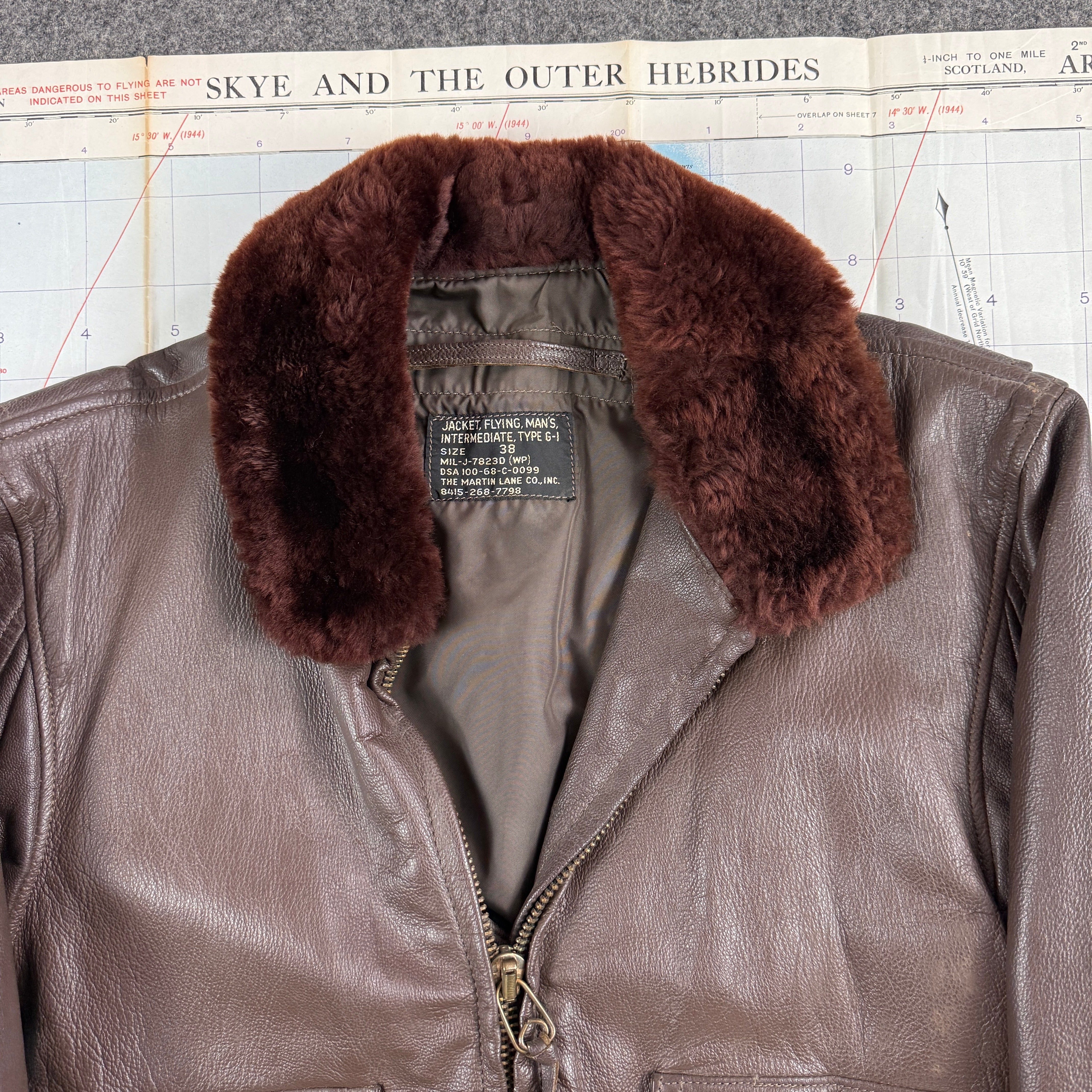 US Navy 1968 Martin Lane G1 Flight Jacket - Deadstock