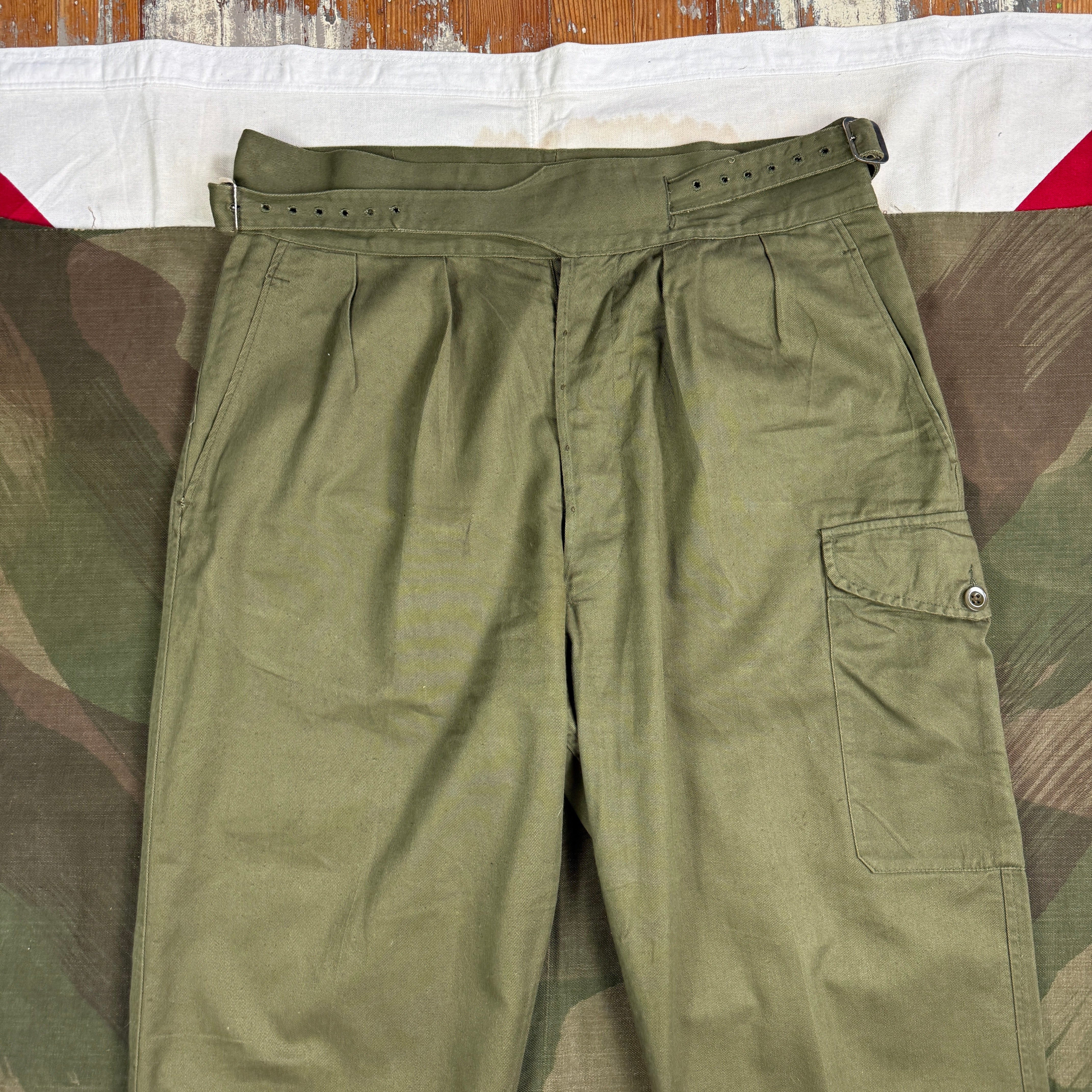British Army 1960s Jungle 'Gurkha' Trousers - size 36