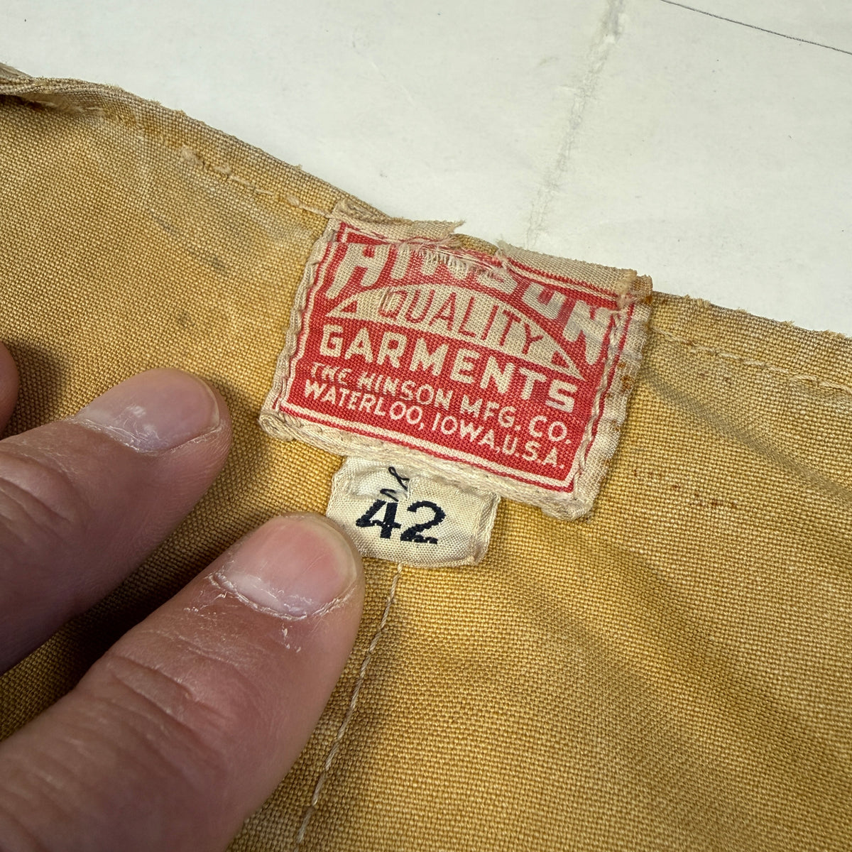 Hinson 1930s Half Moon Hunting Vest