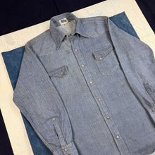 Load image into Gallery viewer, Harley Davidson Embroidered 1960s Western Shirt with Asymmetric Pockets
