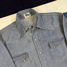 Load image into Gallery viewer, Harley Davidson Embroidered 1960s Western Shirt with Asymmetric Pockets
