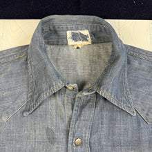 Load image into Gallery viewer, Harley Davidson Embroidered 1960s Western Shirt with Asymmetric Pockets
